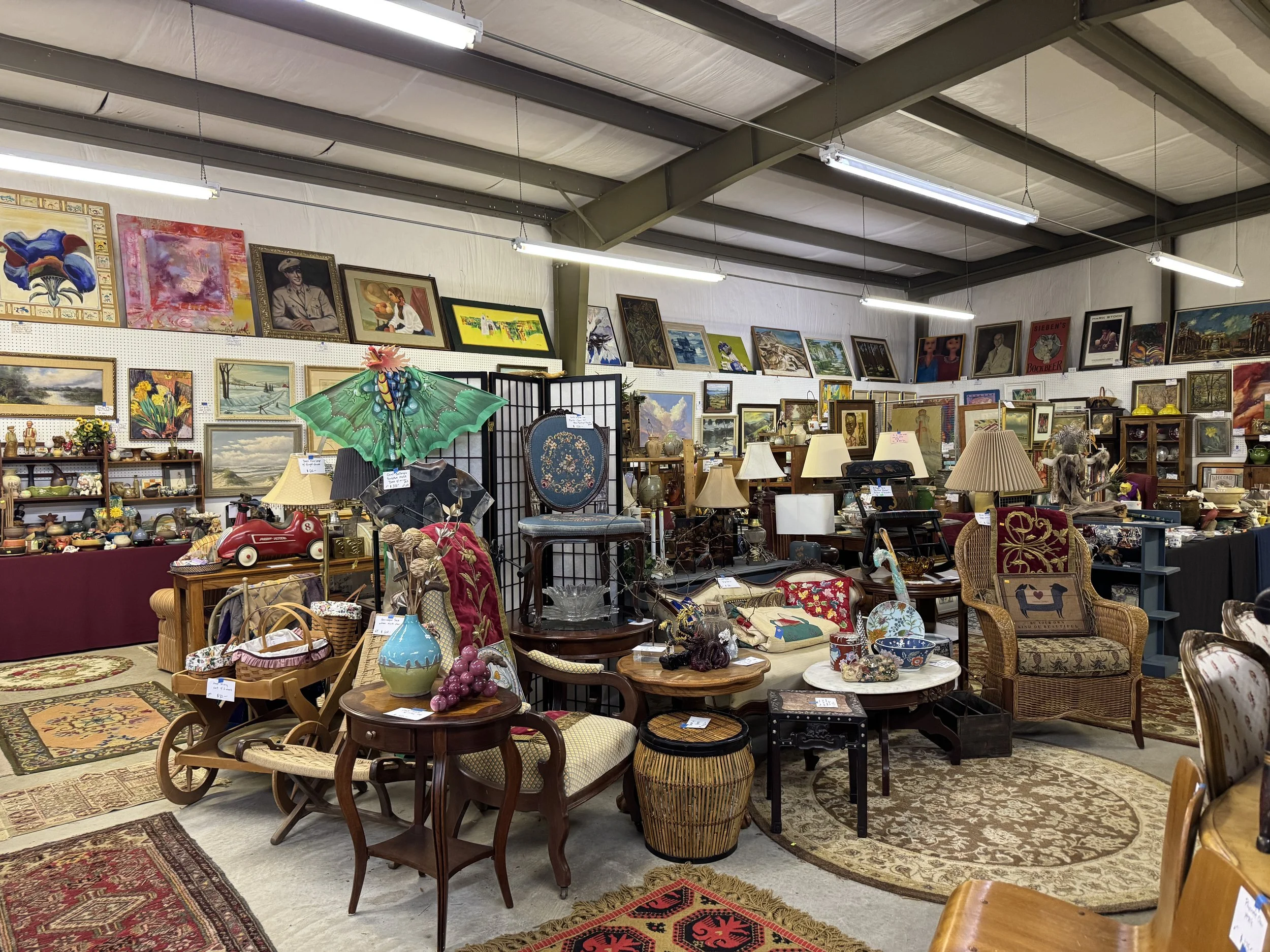 Curated Estate Sale at the Warehouse in Hendersonville, NC