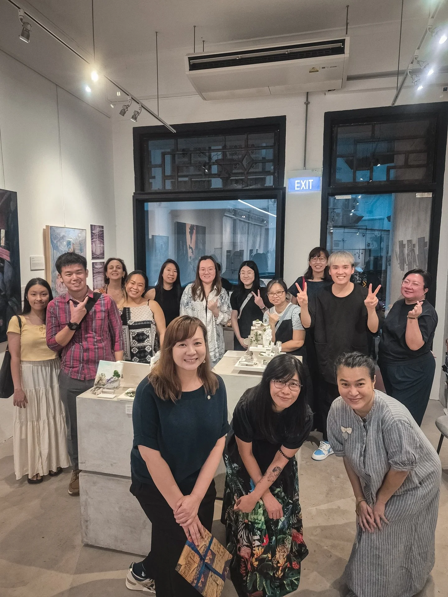 And &ldquo;Super-Position&rdquo; is a wrap! Thank you all who made their way down to view our works the past month. Thank you @thefluxushouse.gallery and @fluxushouse for the lovely space and help. And finally, thank you @aiyen.arts and @samantha.wan