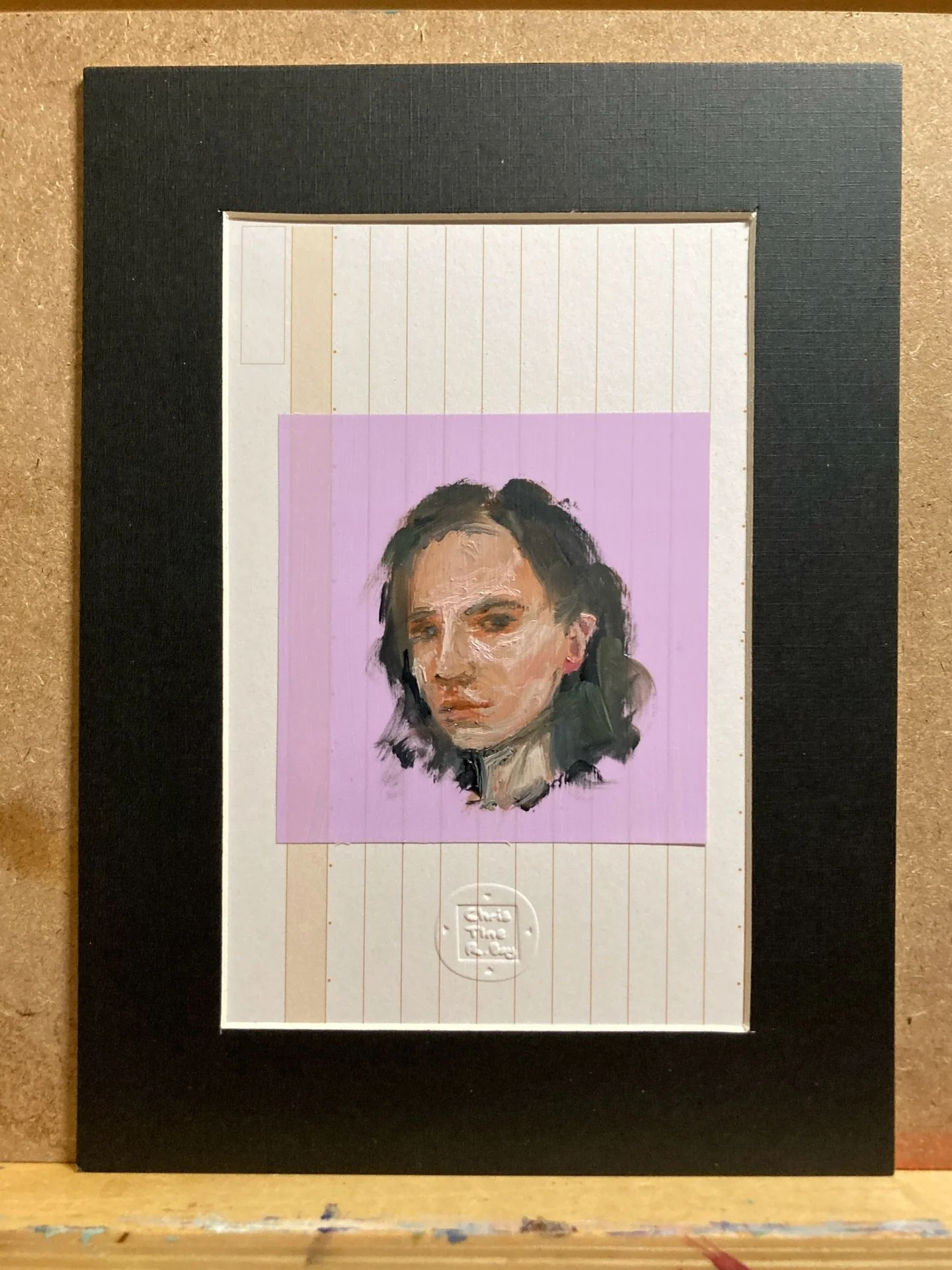 Hi everyone in Singapore~ I will be the next artist for Artist Booth Session 3 at @mrlimsshopofvisualtreasures from 2pm, doing quick oil portrait sketches on primed post-it notes at $50 a pop (comes with the cardboard frame)~ Hope you&rsquo;ll pop by