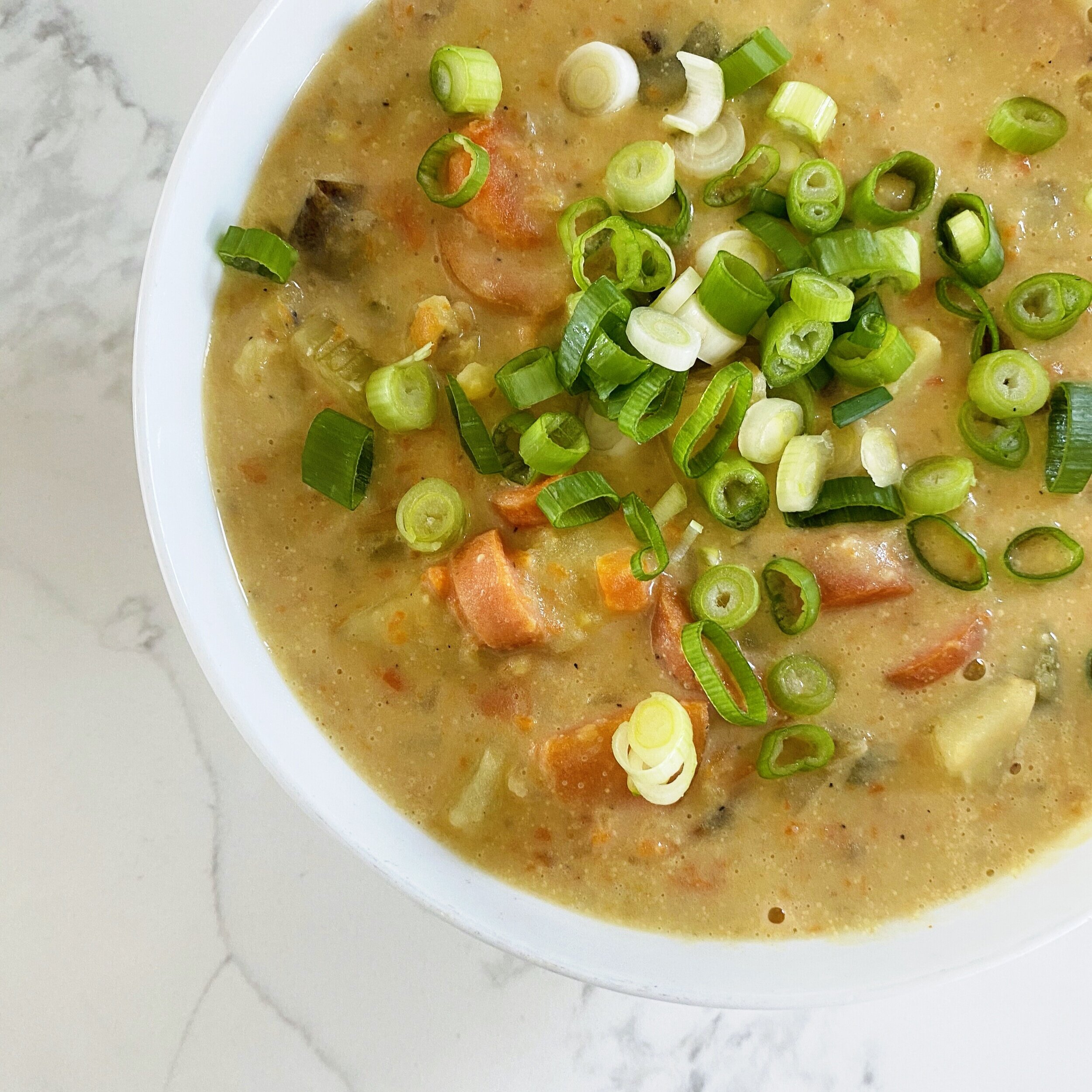 Vegan, creamy potato soup, Hormone Balance Diet, Kayli Anderson Nutrition