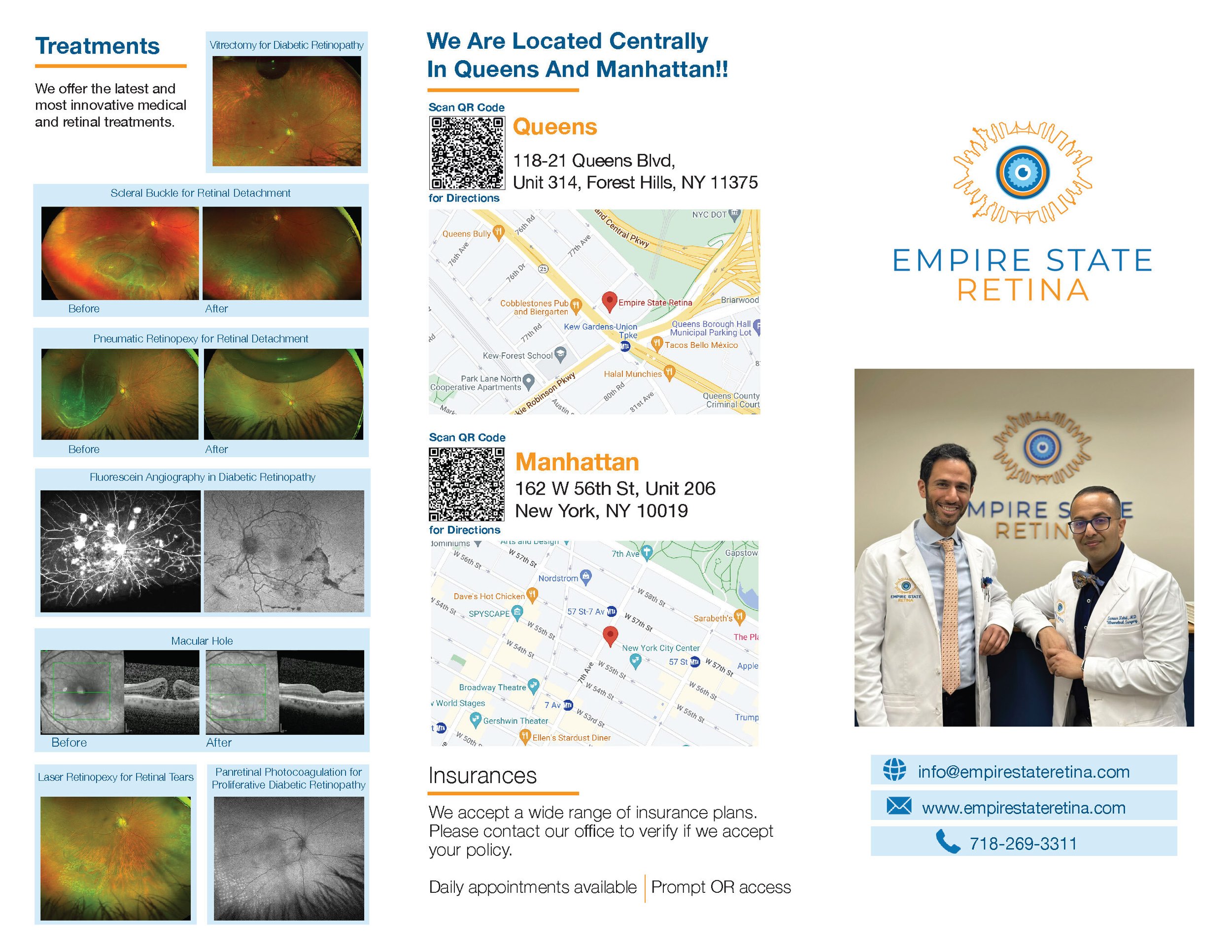 Trifold Brochure- Empire State Retina