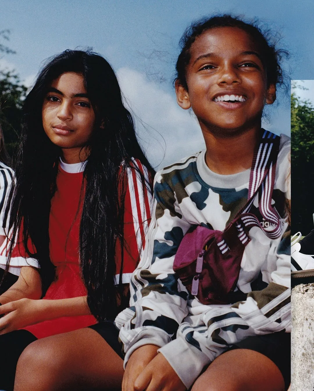 THREE STRIPES /// 
@adidas @adidasoriginals @adidasuk 
Photography & Styling  @emmawrightphotography 
Casting @aaliyahharriett 
Models Tanzima, Scarlett HT & Kenzo @ashtalentjuniors 
Film dev & handprinted @comethroughlab 
#adidas #thr