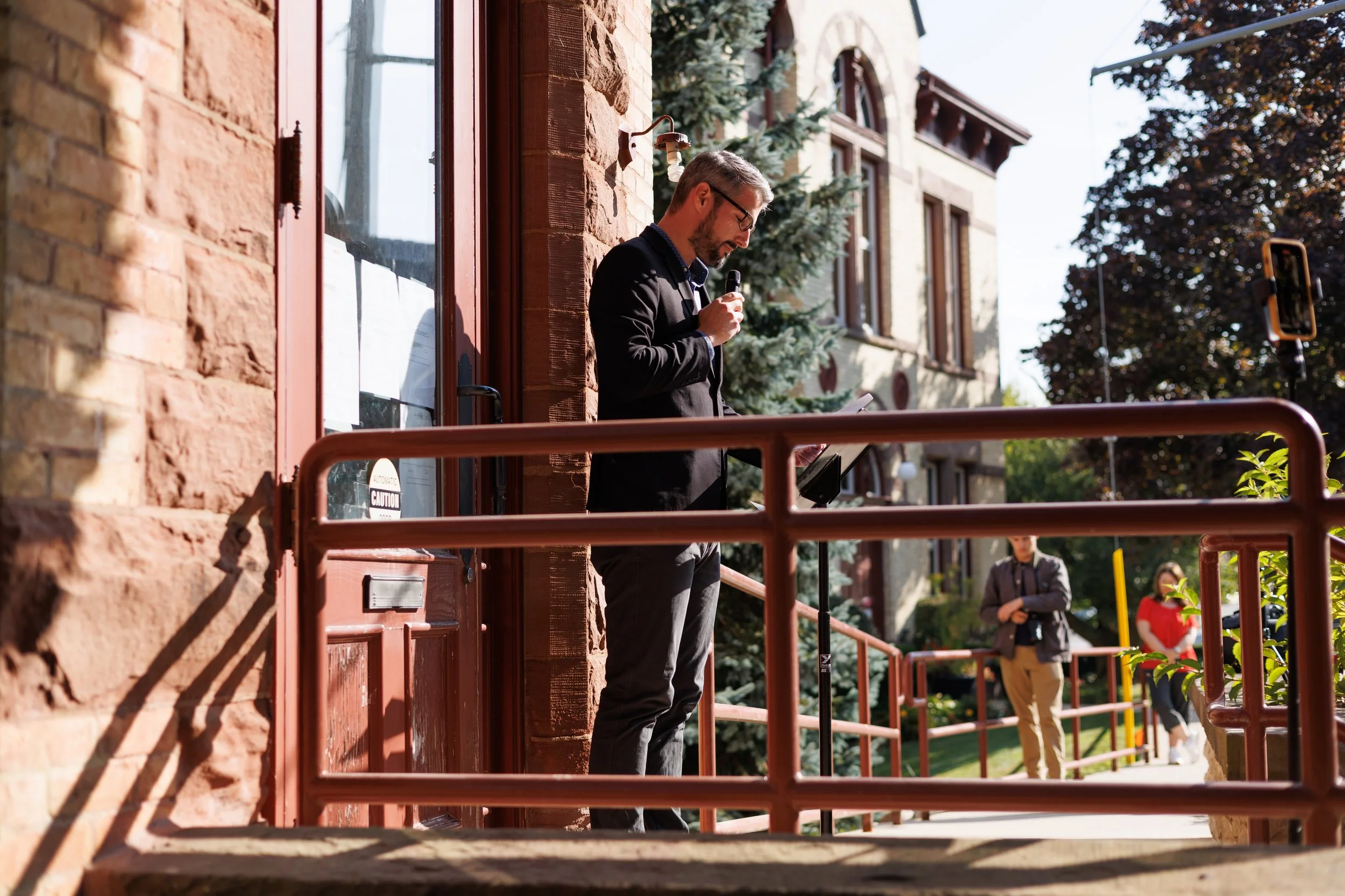 Matthew Rae MPP speaks on behalf of the City