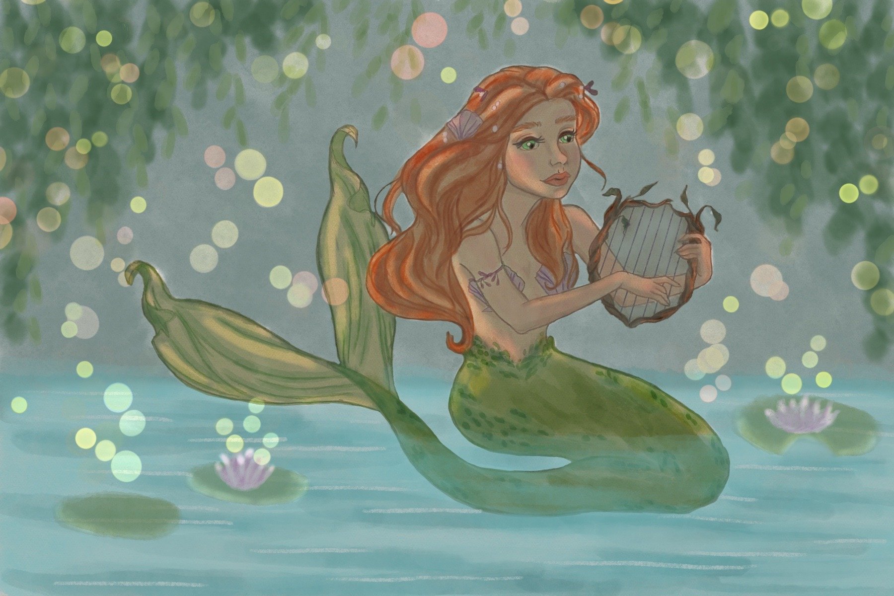 procreate mermaid drawing_editted lighting.JPG