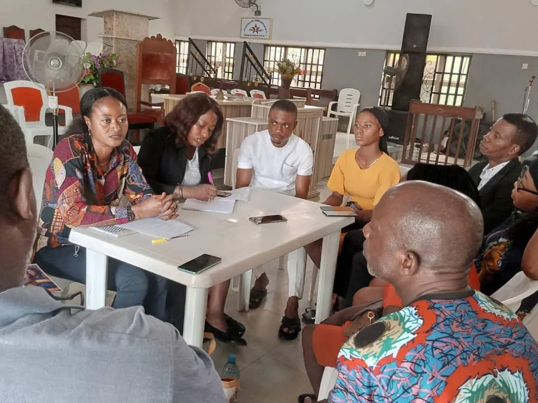 GADA staff conducting focus group discussions (FGD) with religious groups in Calabar Municipality LG..A