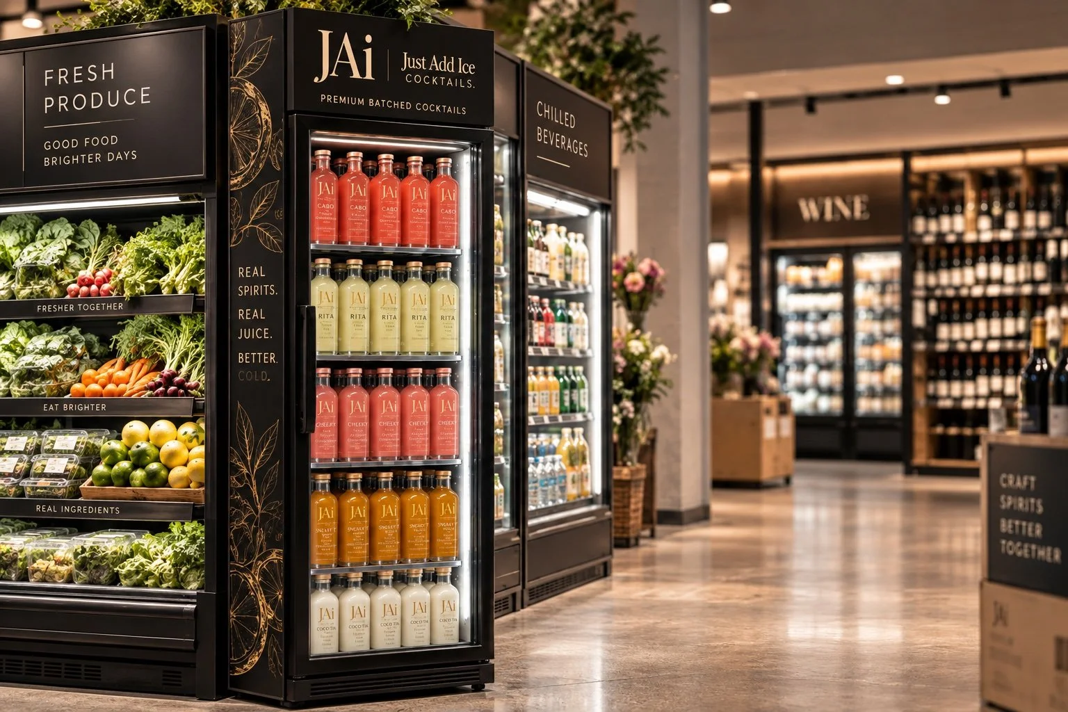 Premium cocktails ready to serve craft spirits fresh juice