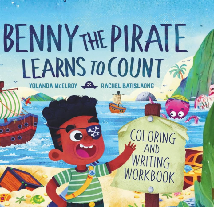 Benny the Pirate Learns to Count: Coloring and Writing Workbook  04/14/2026