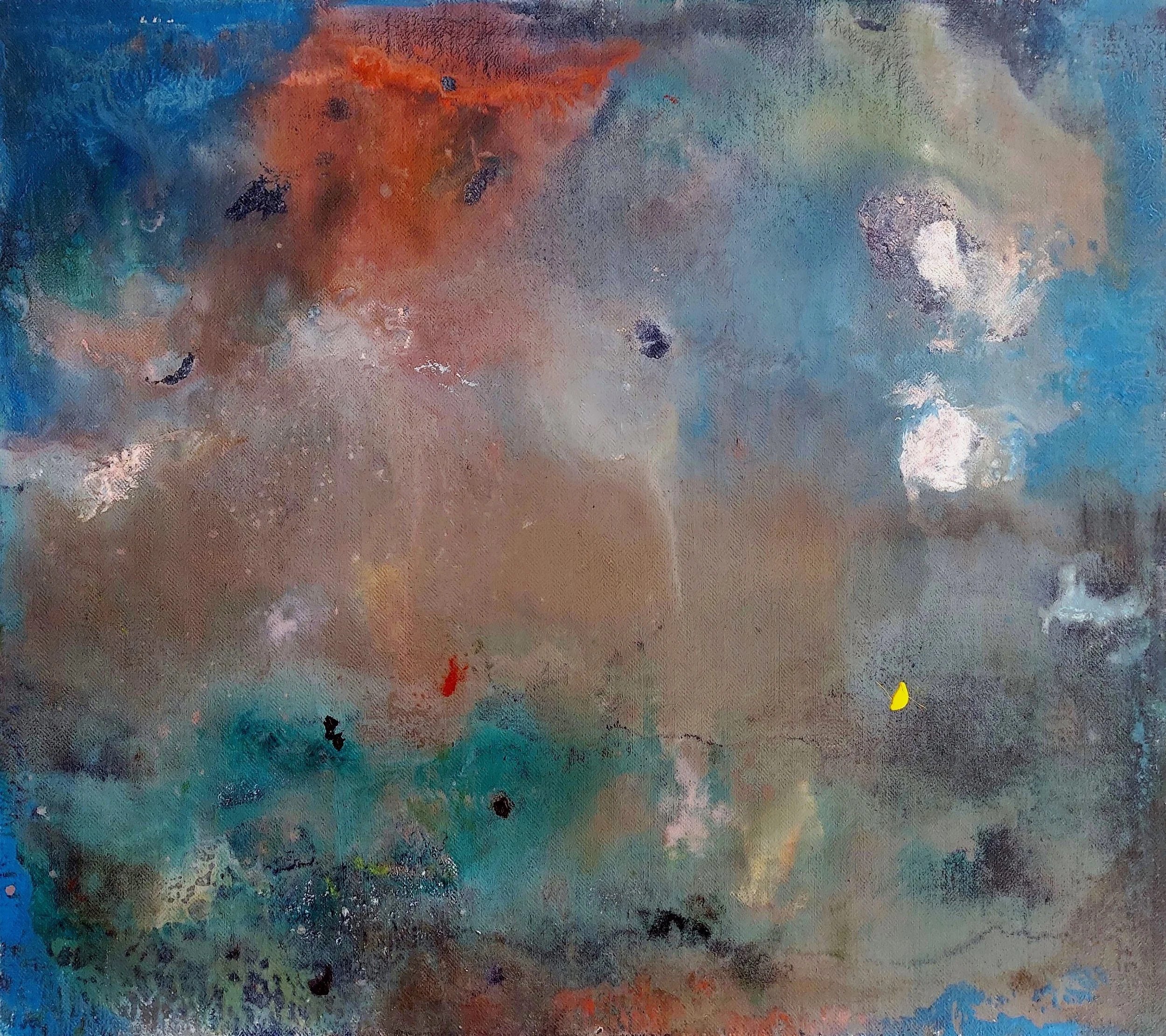 Flooded Spinney, 2019, oil on canvas, 35 x 31 inches