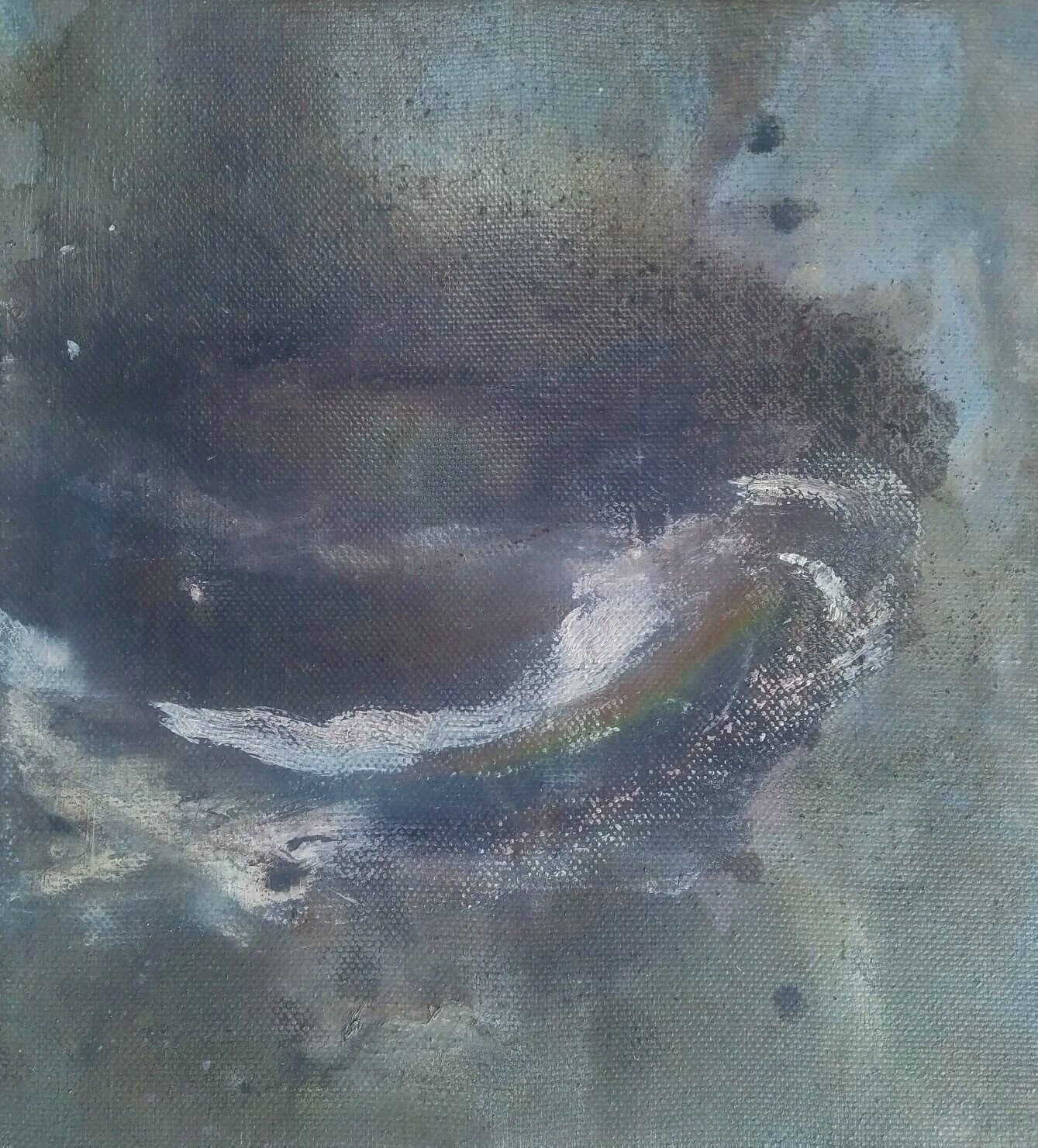 Blanche Harp, 2018, oil on canvas, 19.5 x 23 inches