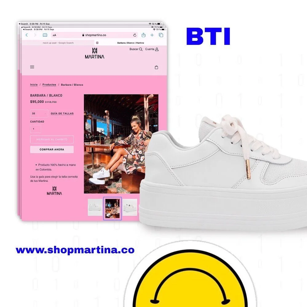 &ldquo;Una tienda online es igual o más importante que una tienda física&rdquo; BTI 

Le damos la bienvenida a nuestro Proyecto_02 www.shopmartina.co para @martinabga ⚡️🤘🏻

E-Shop creado con todo el tinte Martina, cool, funcional, práctico y sob