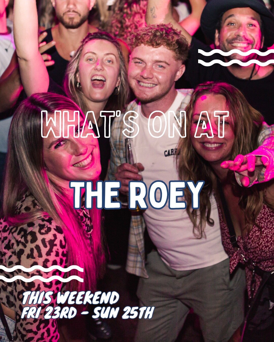 The weekend is FINALLY here! 

So here's whats happenin at The Roey 👇🏽😎

FRI - Meat Tray Friday's 🥩 tickets from 5pm / drawn at 7pm!
Friday LIVE Music with Pirate Pilot - live hip hop cover band!

SAT - Goose club in the sports bar 🍻 tickets fro