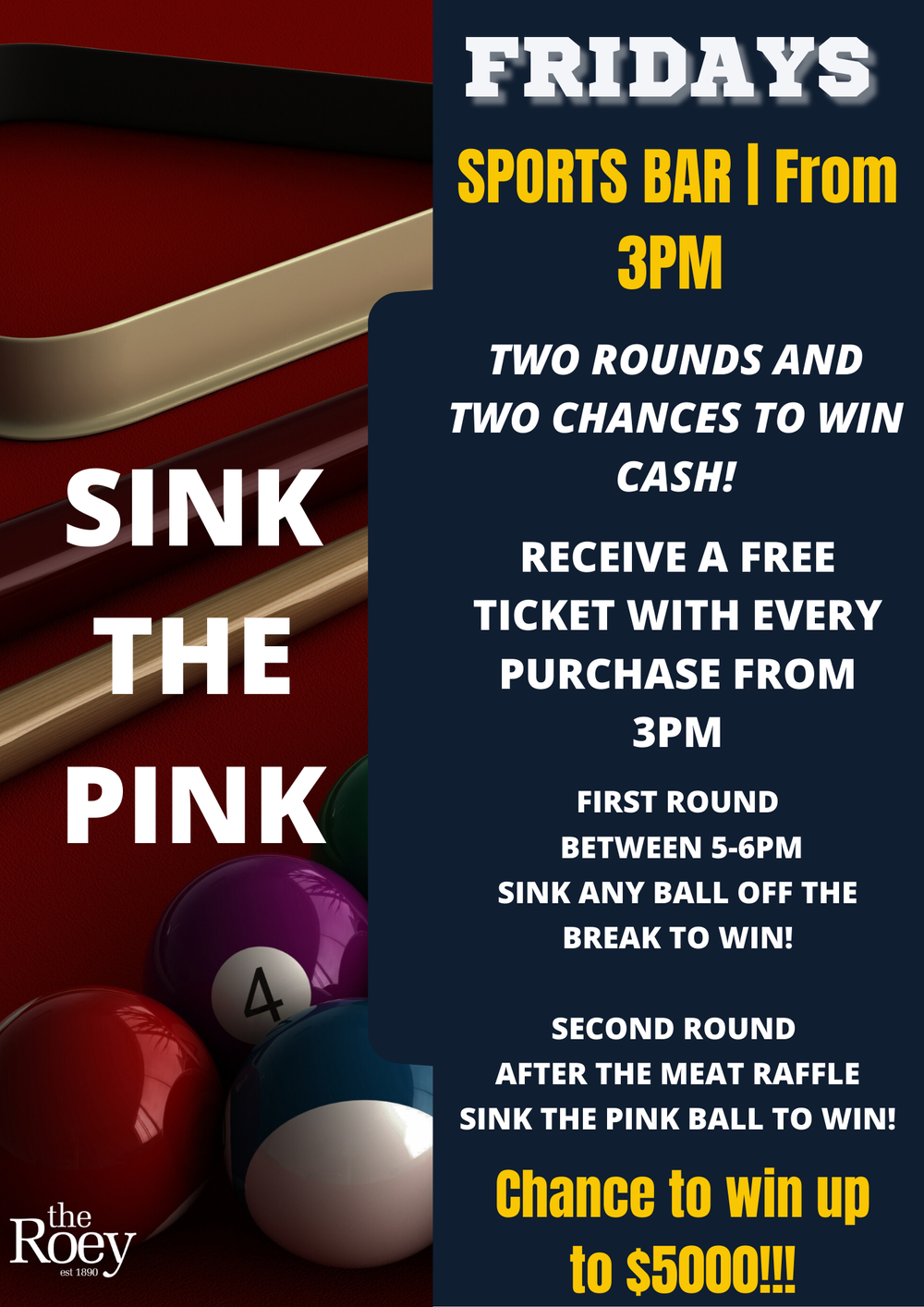 What's on at The Roey Roebuck Hotel Broome — Western Australia