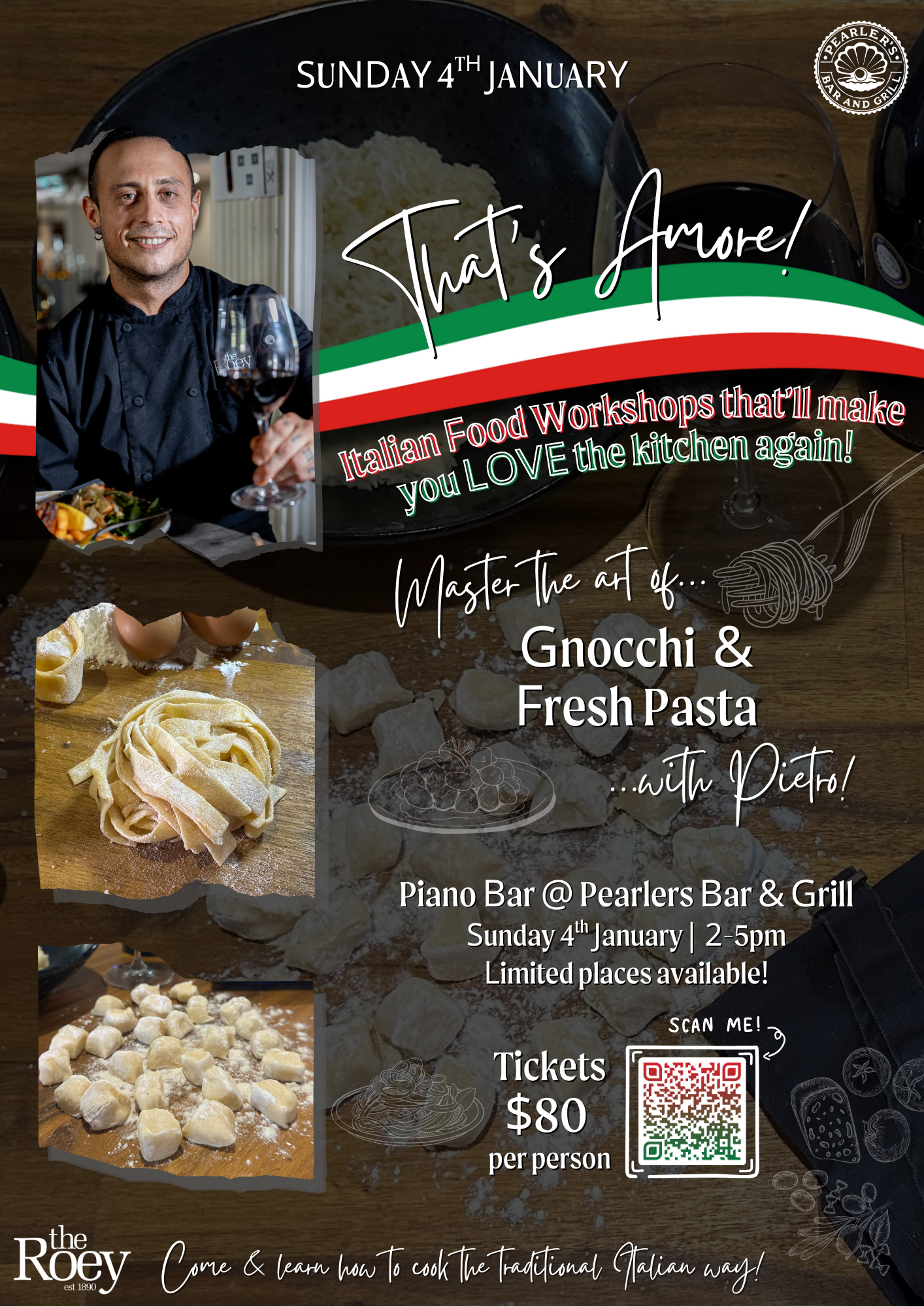 Pearlers - Thats Amore Gnocchi Pasta Jan (POSTER).png