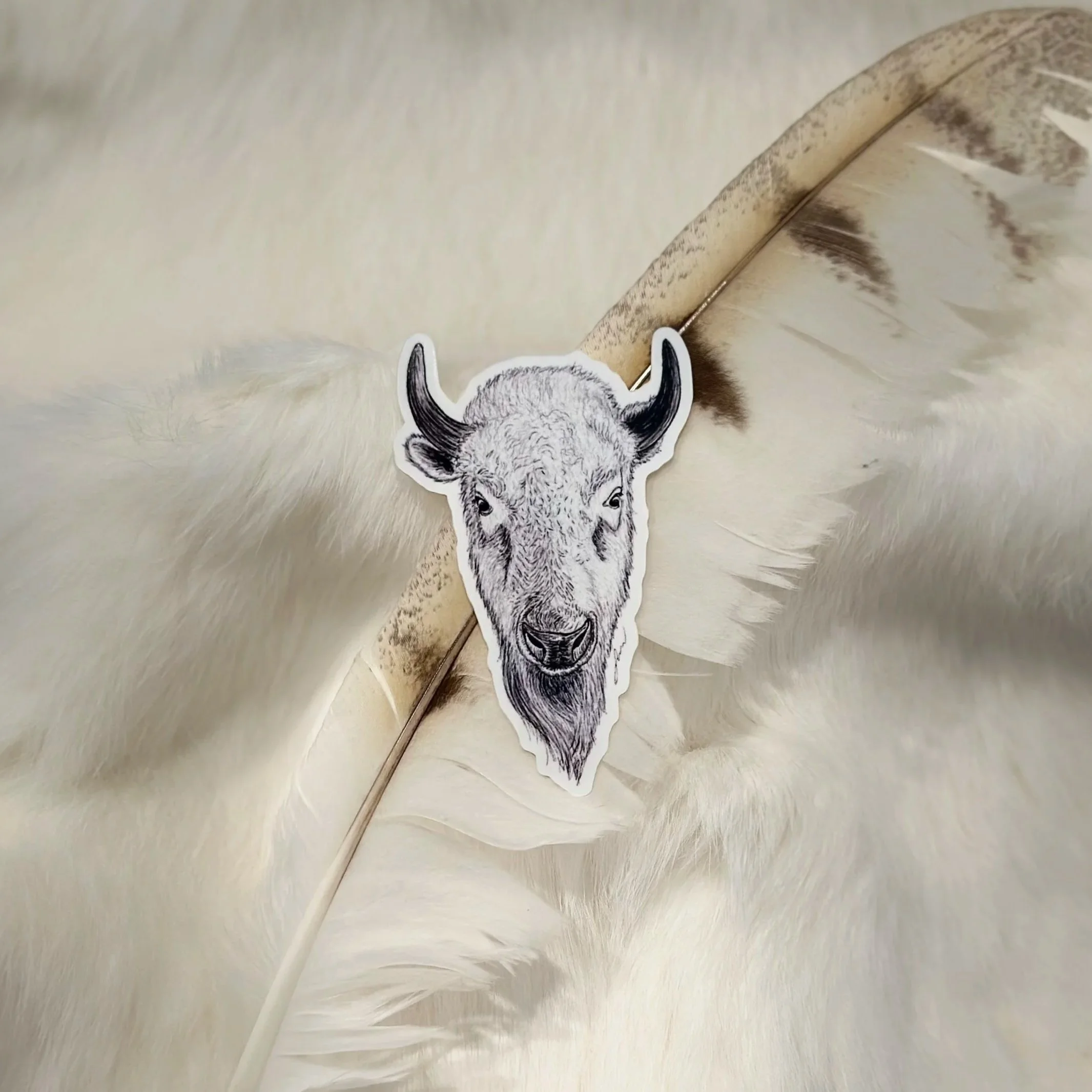 Bison Sticker