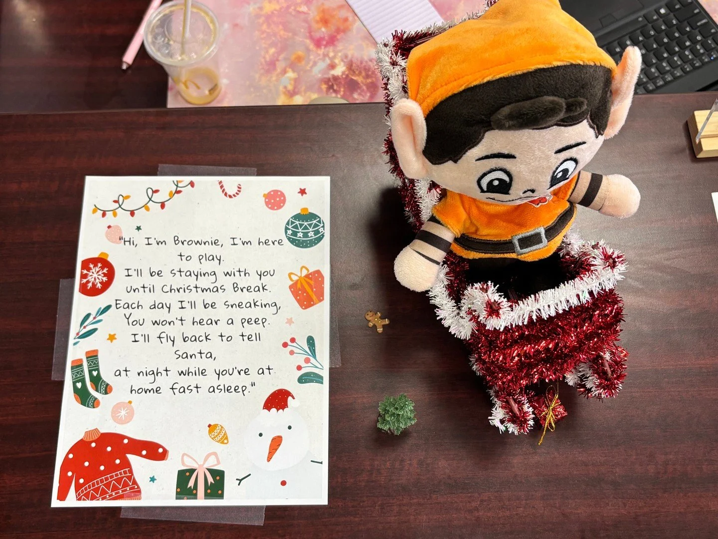 We&rsquo;ve got a special visitor here at East Prep! Brownie the Elf will be having fun and creating a little bit of holiday mischief all week long.. Wonder what he will do next? #SITG #HolidayCheer #LastWeekOfSchool