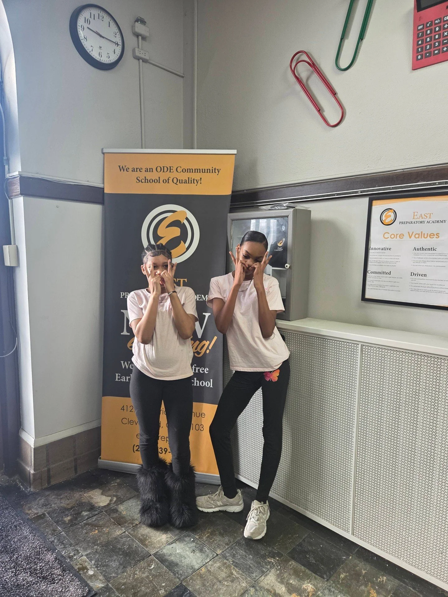 It's Twin day at East Preparatory Academy!