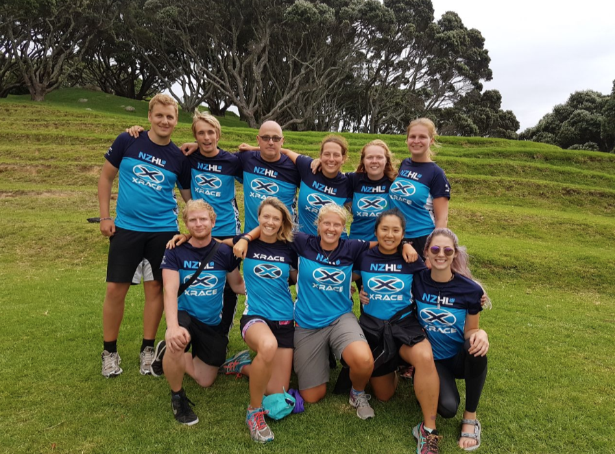 2017 Crew.  Top row. Mikkel Søe-Jensen (Denmark), Filip Melin (Sweden), Shane Hooks (Mein Führer), Cecilia Johansson (Sweden), Tamara Hermans (The Netherlands) third tour, Léonie Uijttewaal (The Netherlands). Front row. Arwyn Davies (Wales) second tour, Rhiannon Jones (Canada) third tour, Hedwych Bosma (The Netherlands), Novia Ng, (Auckland), Rhiannon Wimsett (Dannevegas).