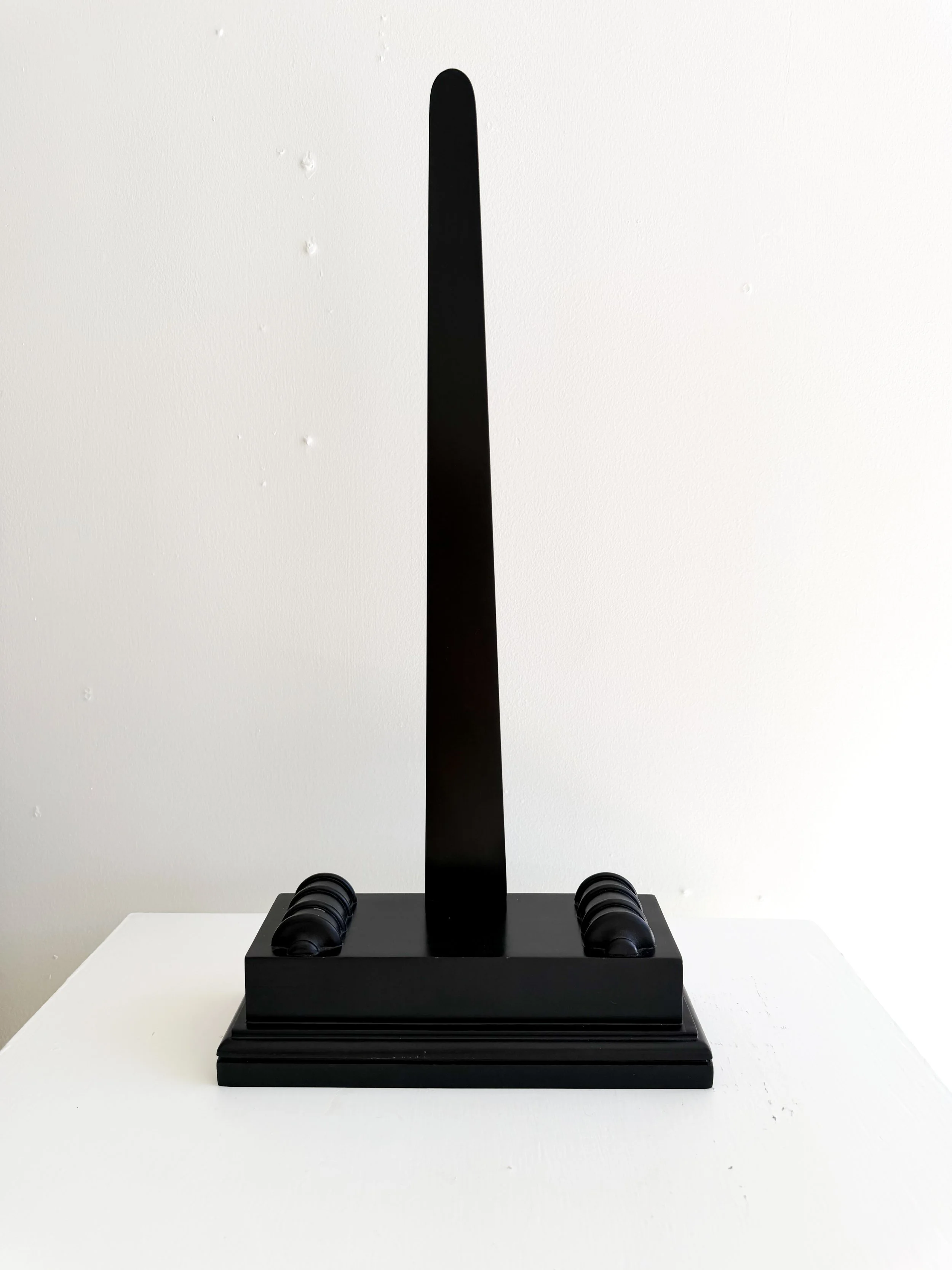 SMALL EBONY ART DISPLAY