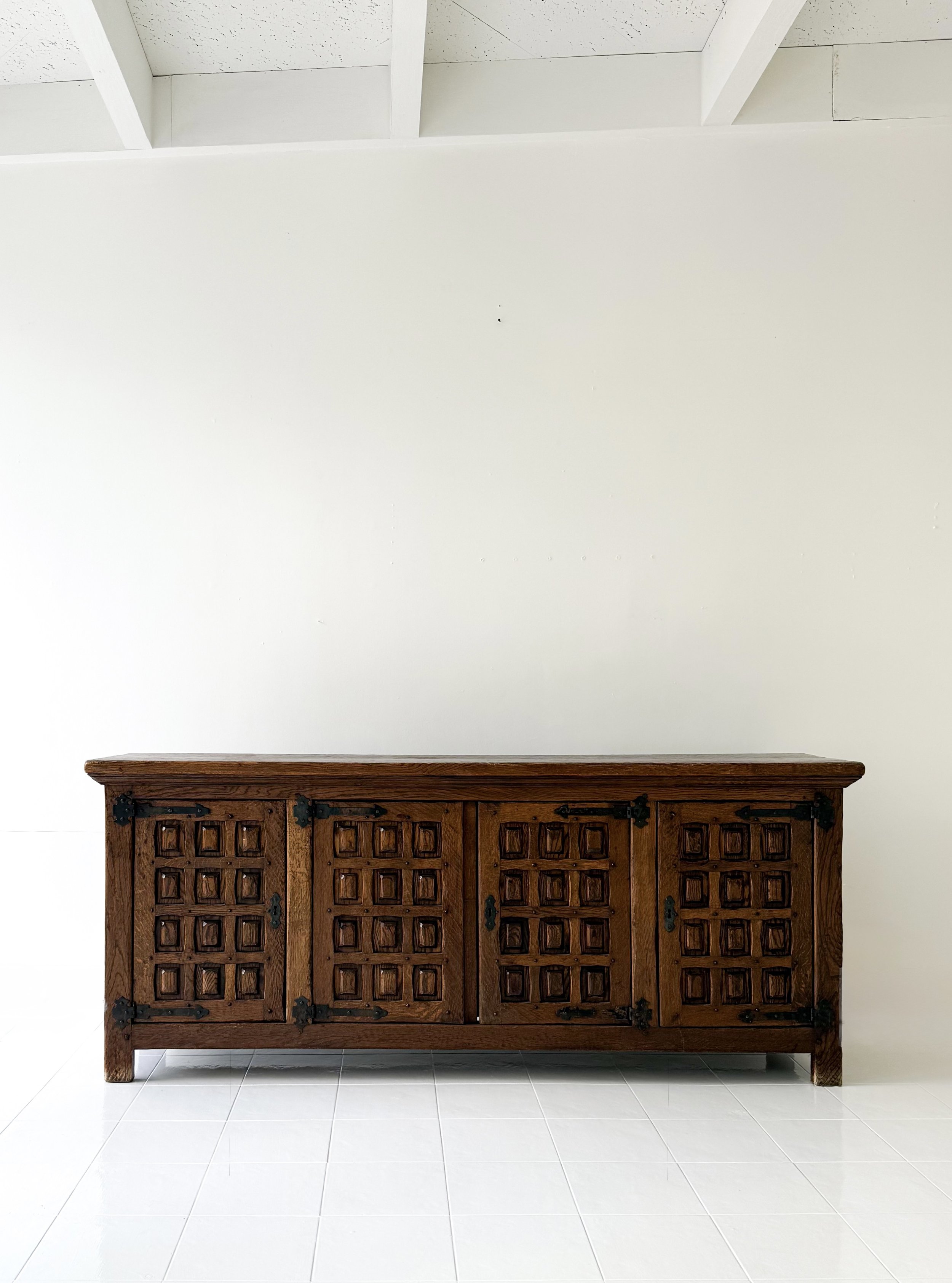 MIDCENTURY SPANISH BRUTALIST CONSOLE