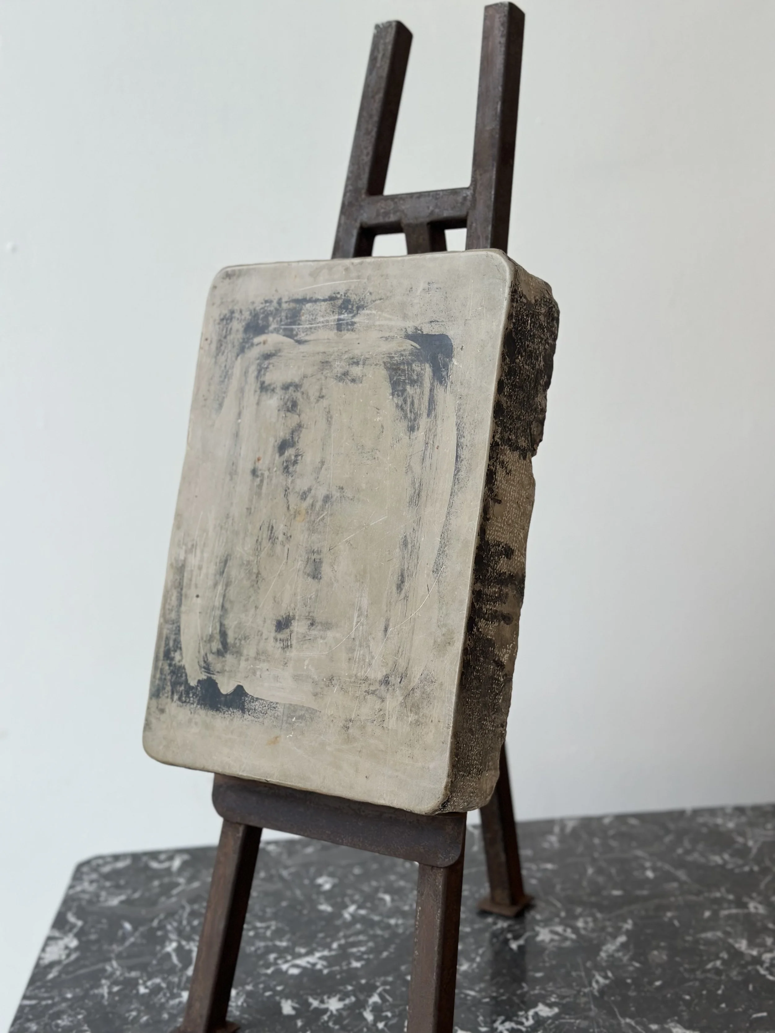 STONE ART ON EASEL