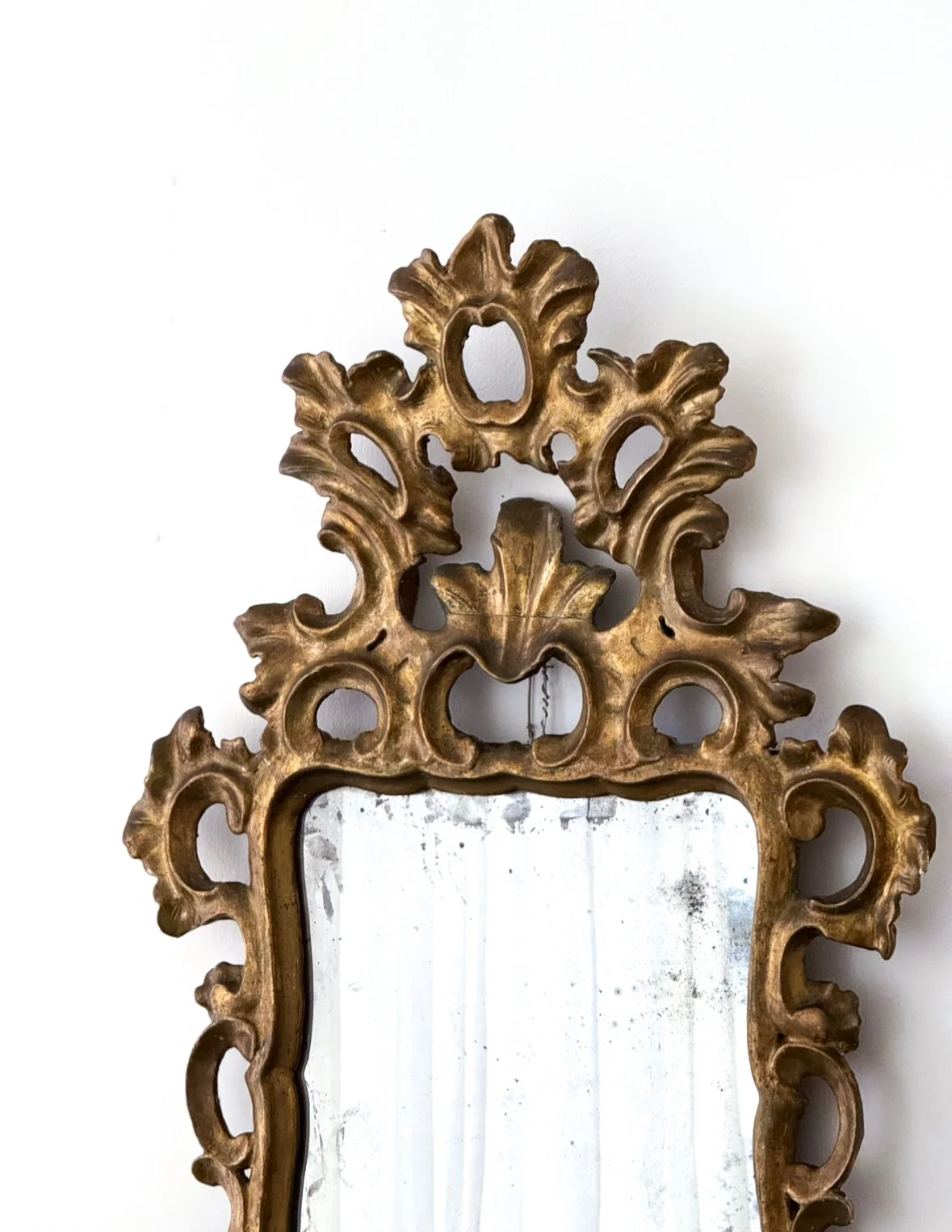 Antique Spanish Gilt Mirror