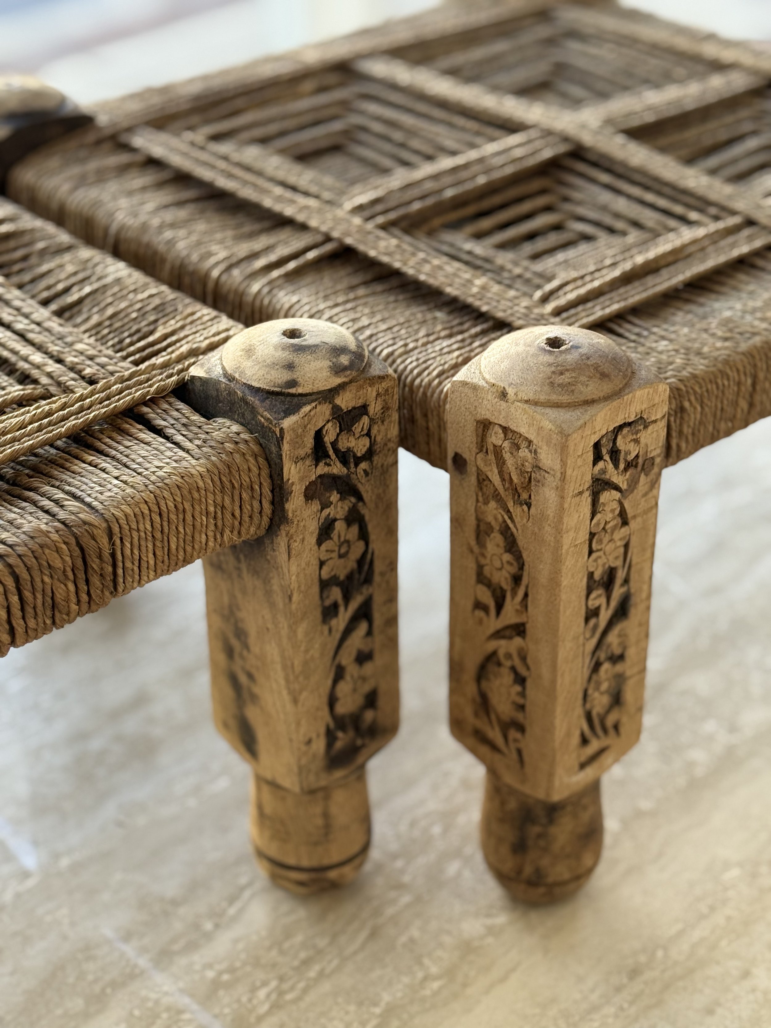 MIDCENTURY FOOTSTOOLS (PAIR)