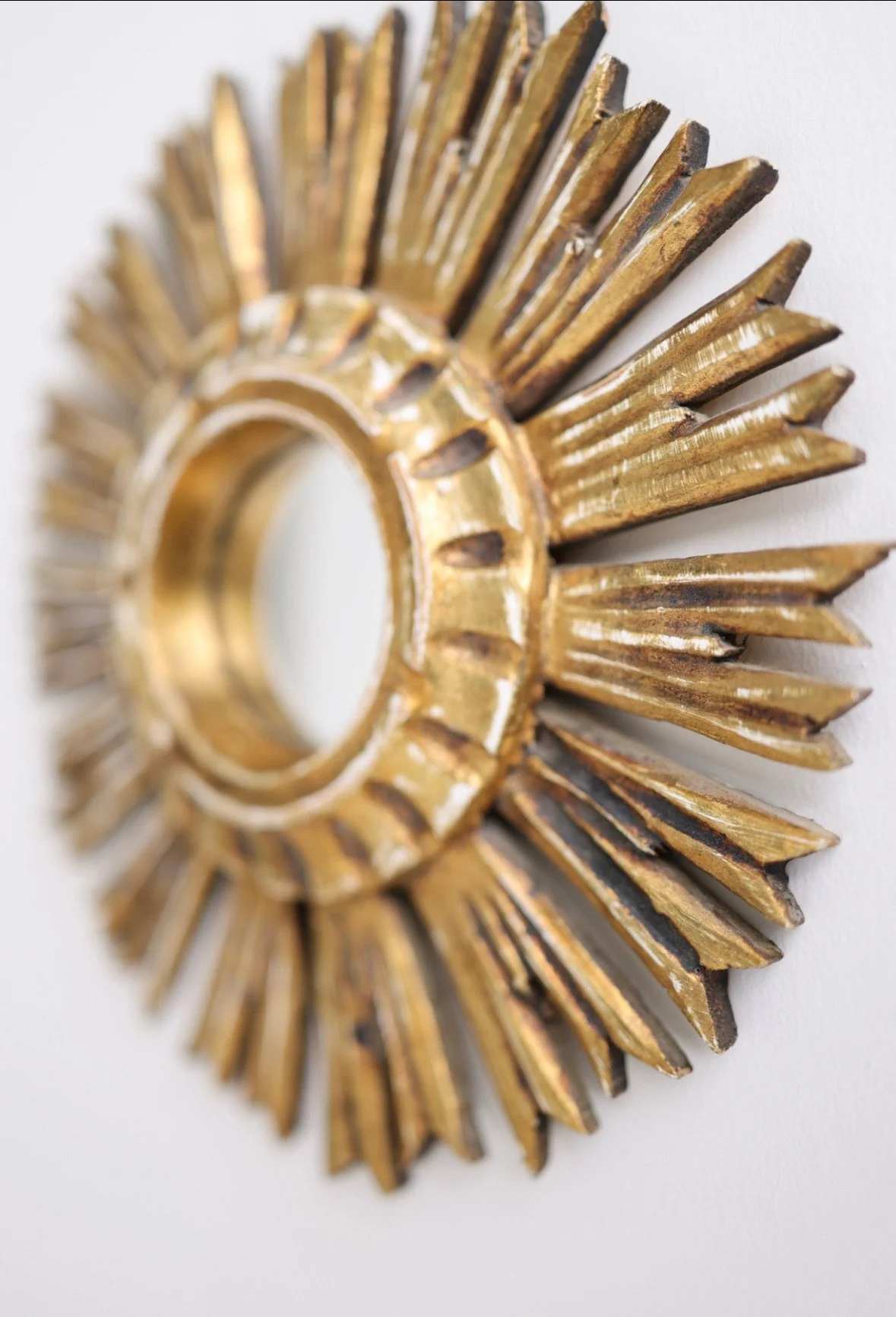 PETITE SPANISH SUNBURST MIRROR