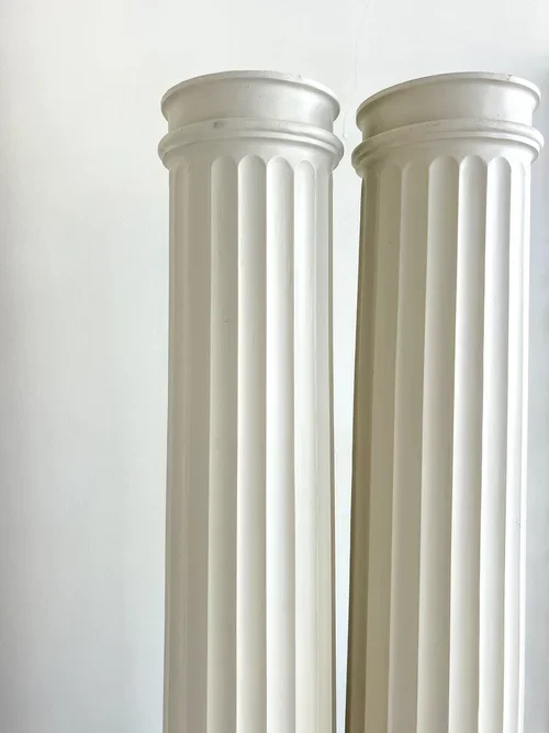 VINTAGE PAINTED FRENCH COLUMNS