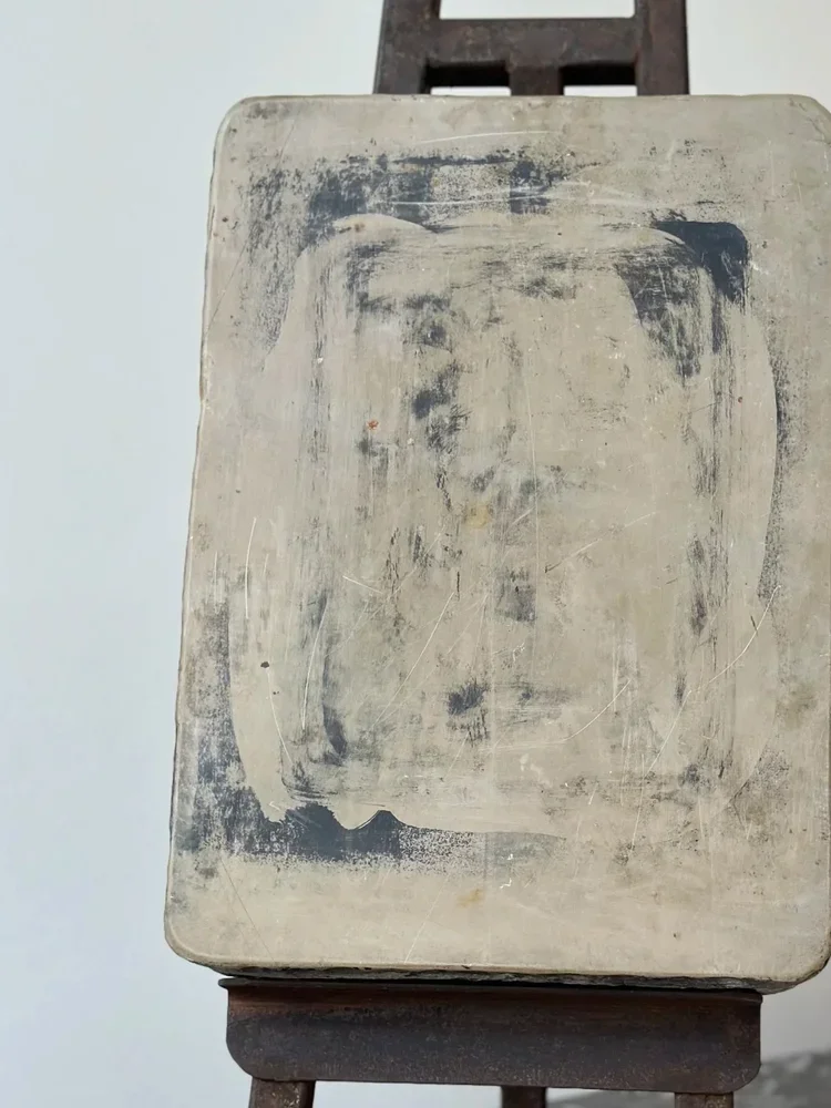 STONE ART ON EASEL