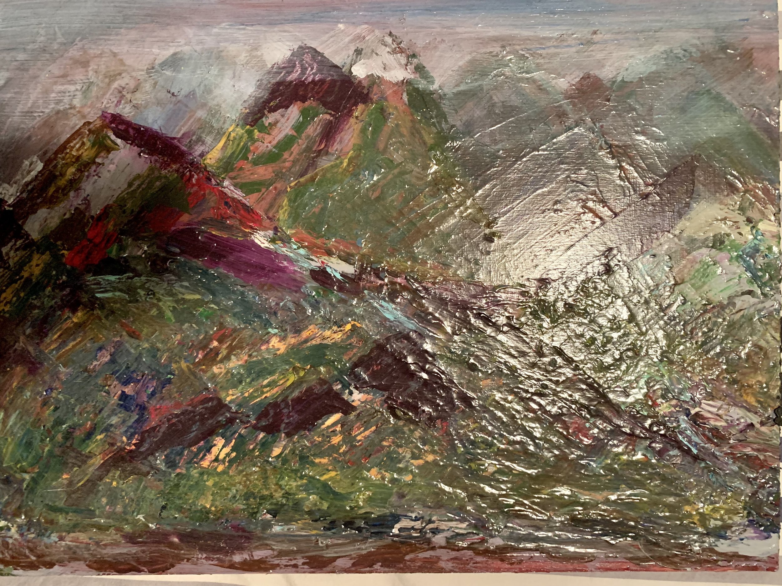 Mountains.