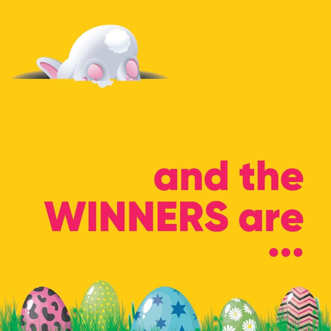 🎉 Drumroll, please! Announcing the winners of our HOP HOP HOP Easter egg hunt!⁠
⁠
Swipe across to see the names of the winners of these cool movie prizes to enjoy over the school holidays:⁠
🍿 A private cinema experience at Focal Point Cinema, to wa