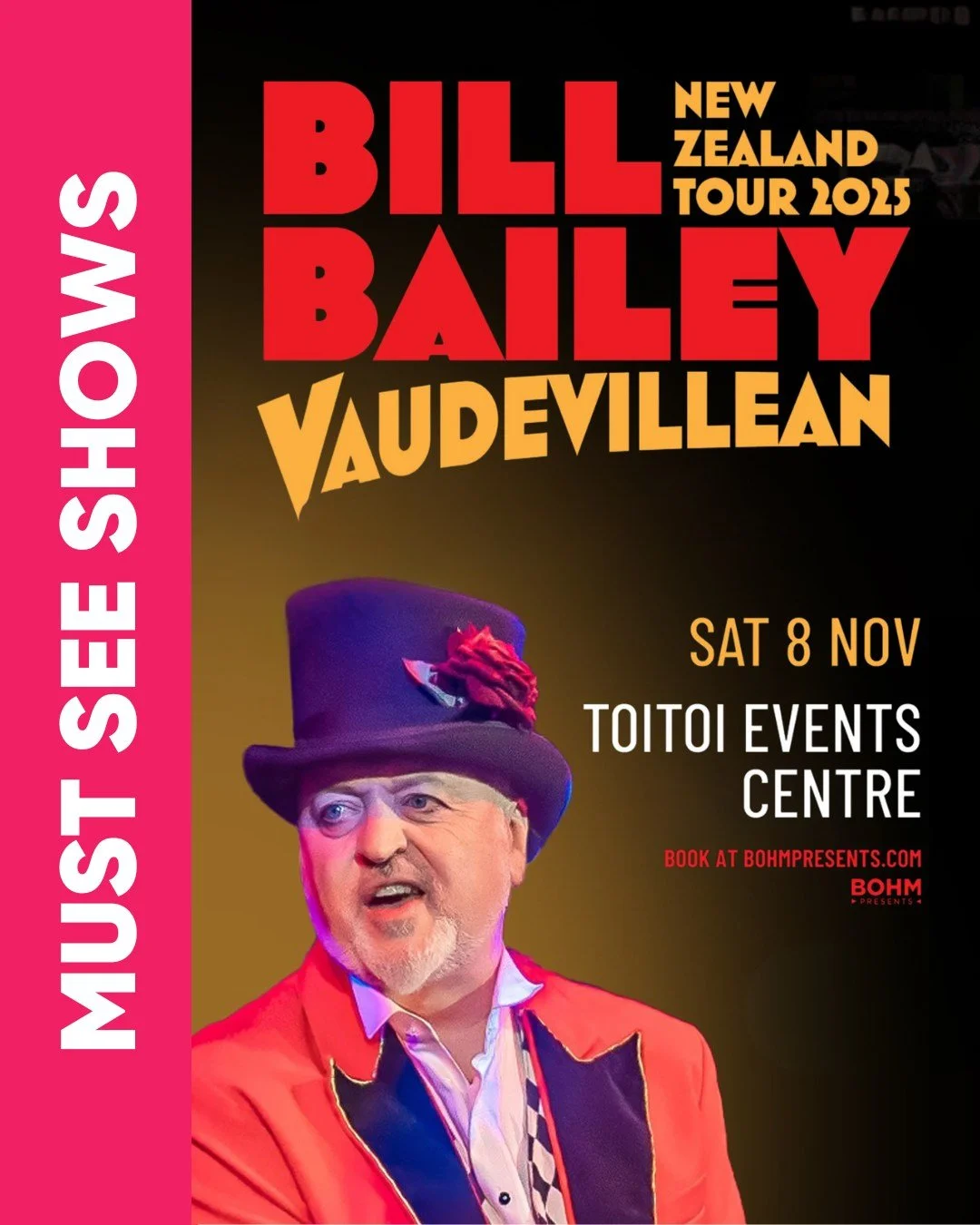 Before streaming, before TV, before cinema&hellip; there was Vaudeville, the original variety show that had audiences laughing, gasping, and applauding in awe. 👏

And now, the one and only Bill Bailey brings it back to life. Expect music, mischief a
