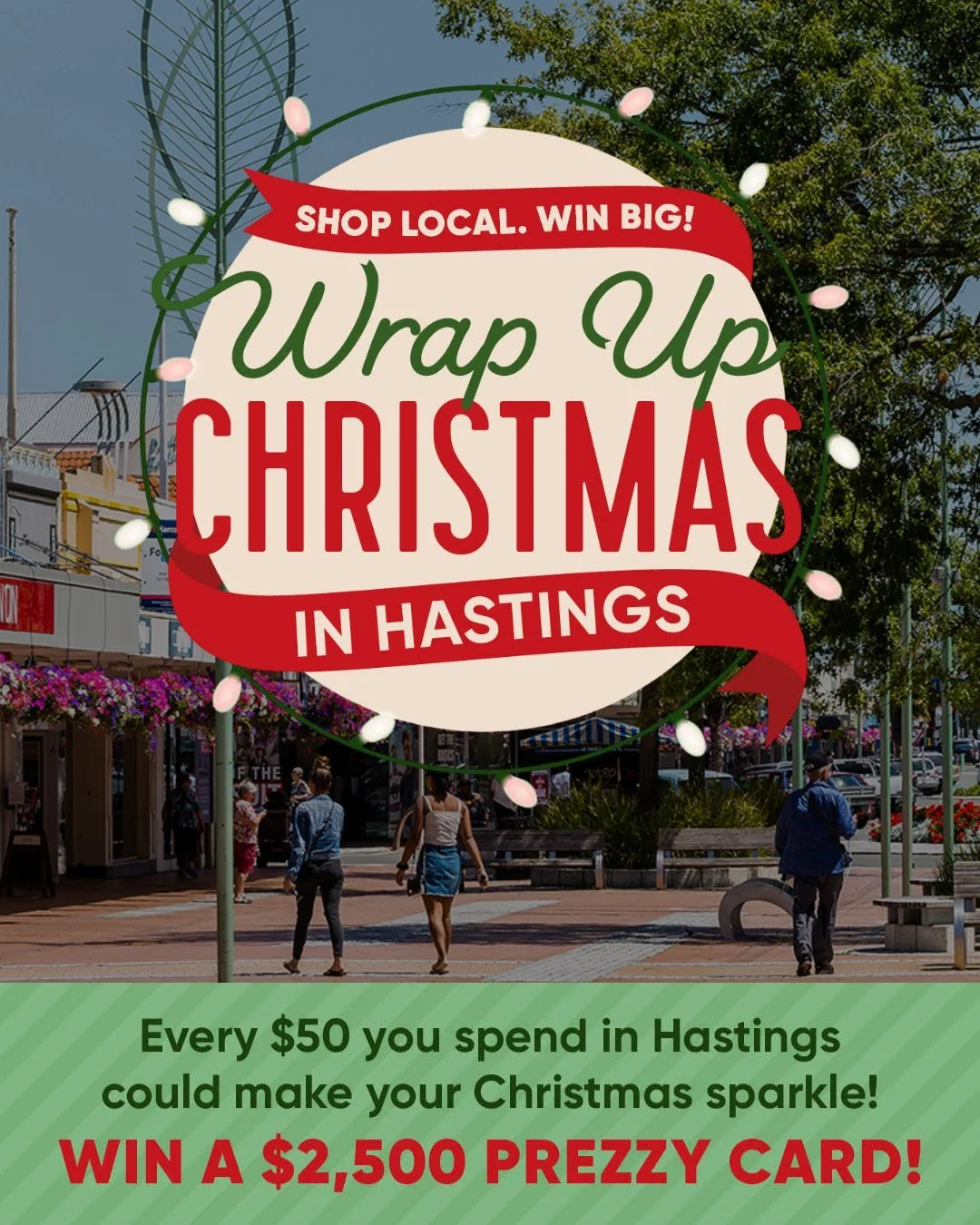 Shop local and WIN this Christmas! ✨🎄

If you&rsquo;re out and about ticking off your shopping list, don&rsquo;t forget that every $50 you spend in the CBD gives you a chance to win a $2,500 Prezzy Card.

Just scan the QR code at participating store