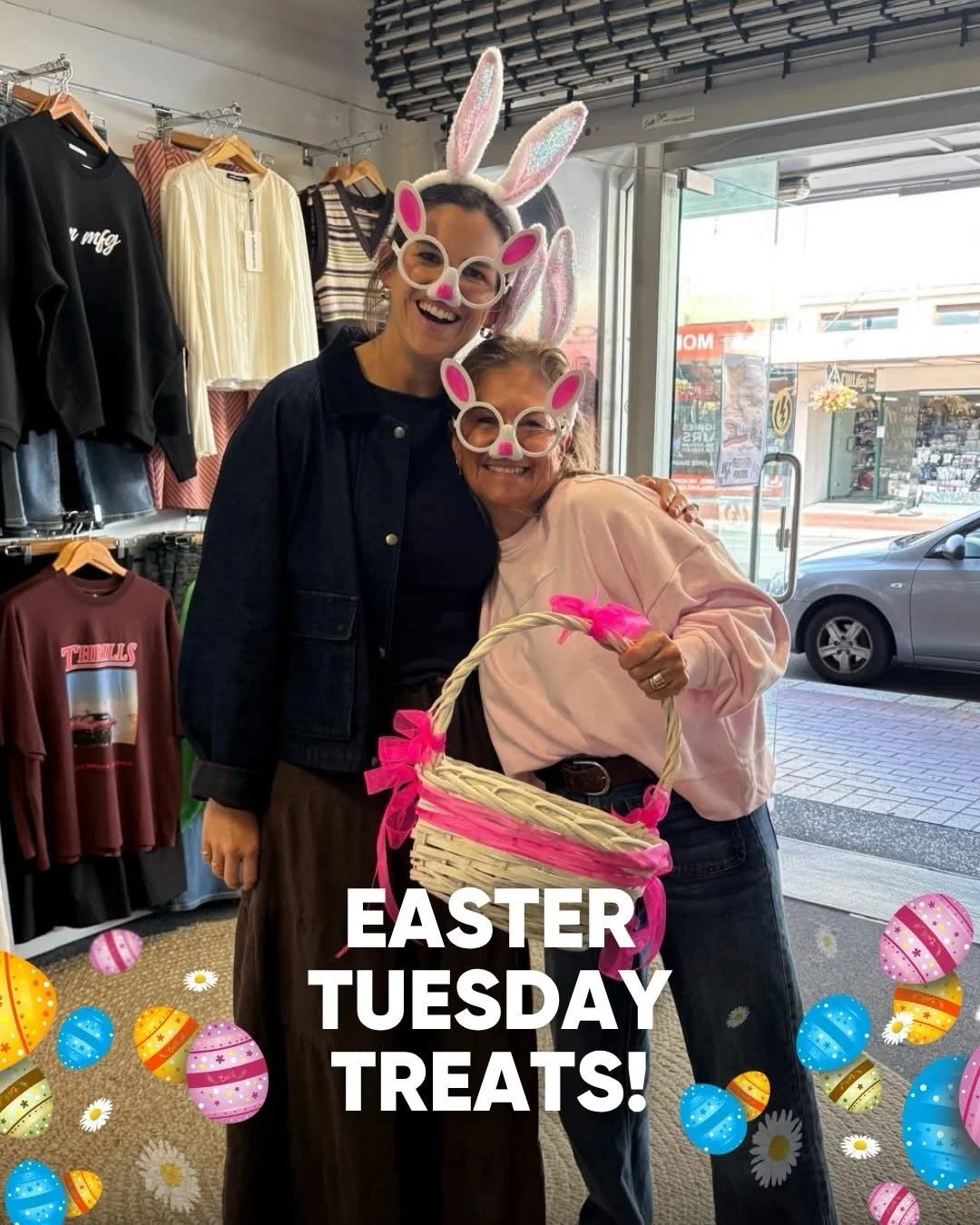 Thought Easter was all about Sunday treats? Think again 🐰💛

For the last two Tuesdays, Mandy has been out on the West side doing the rounds - handing out $20 vouchers to locals just for shopping in the CBD. No big announcements, no set stops&hellip
