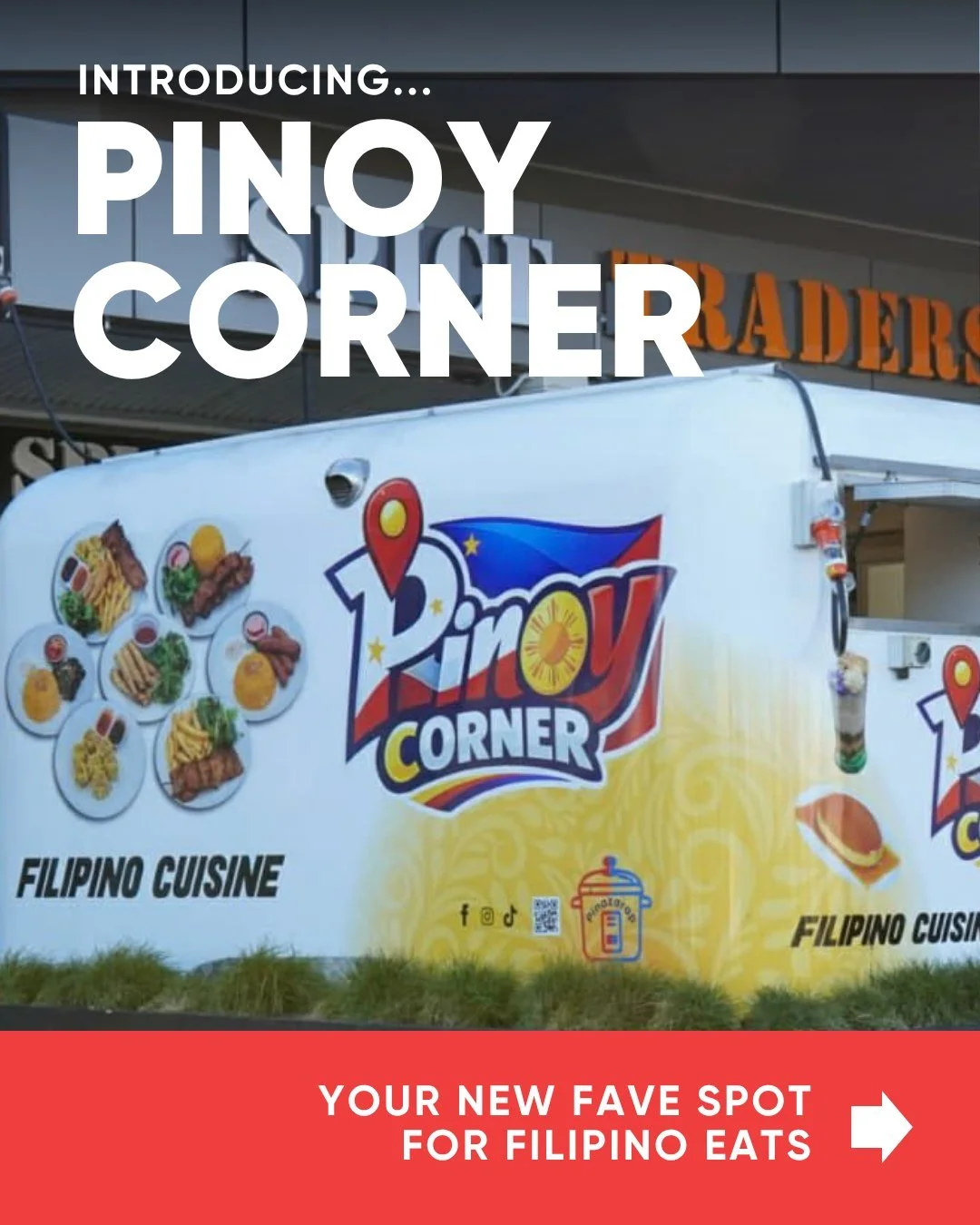 Pinoy Corner has landed outside Bay Plaza, bringing authentic (and delicious) Filipino flavours to Hastings 🇵🇭

The menu includes their signature pork barbeque on a stick, beef tapa, Filipino spring rolls, dumplings and classic desserts like halo-h