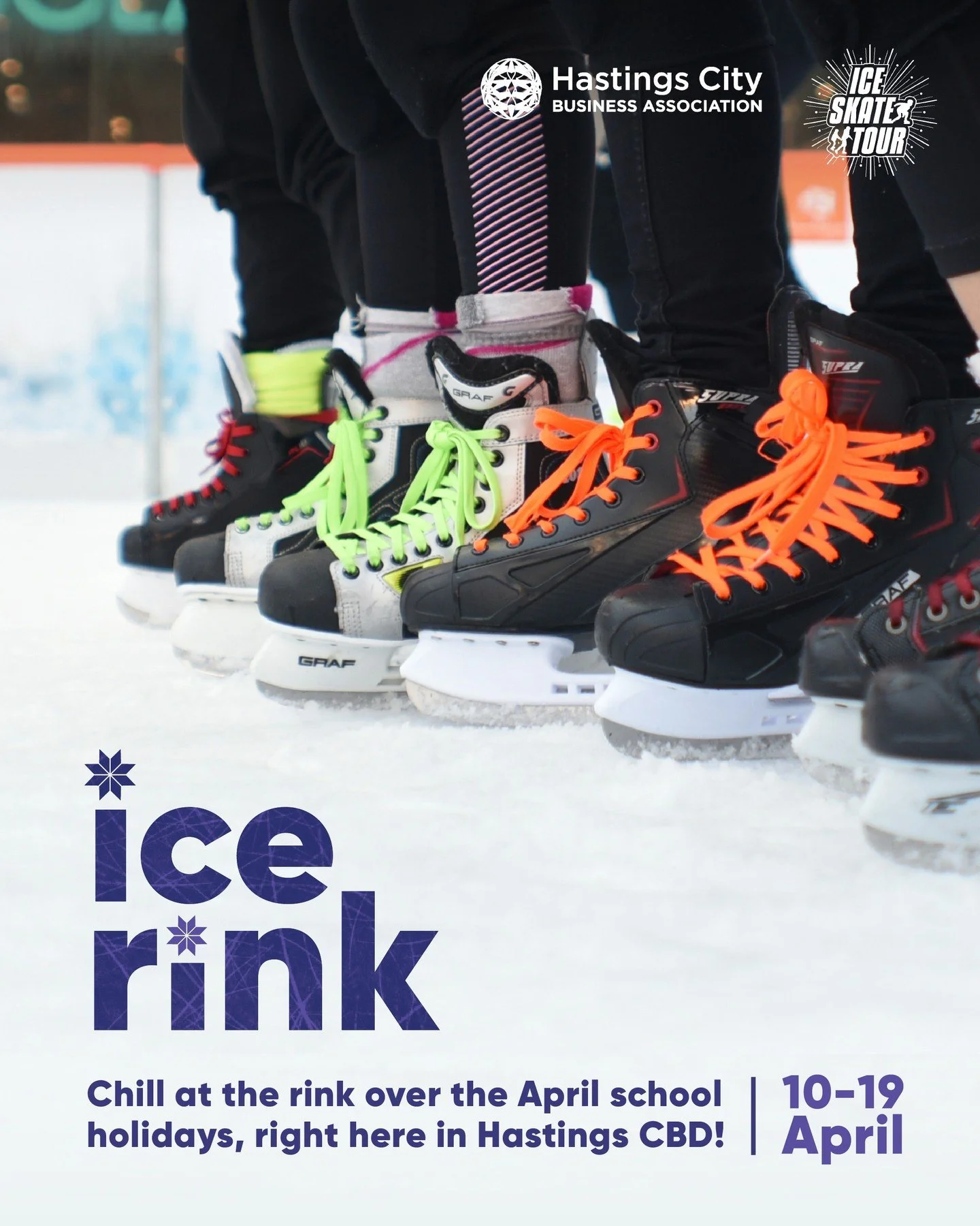 Hastings - the ice rink is officially up and running ❄️

We&rsquo;ve had people of all ages jumping on and giving it a go, and it&rsquo;s been a good time all round!

📍 Next to Spark (114-116 Heretaunga St West)
📅 16&ndash;17 April | 12pm&ndash;7pm
