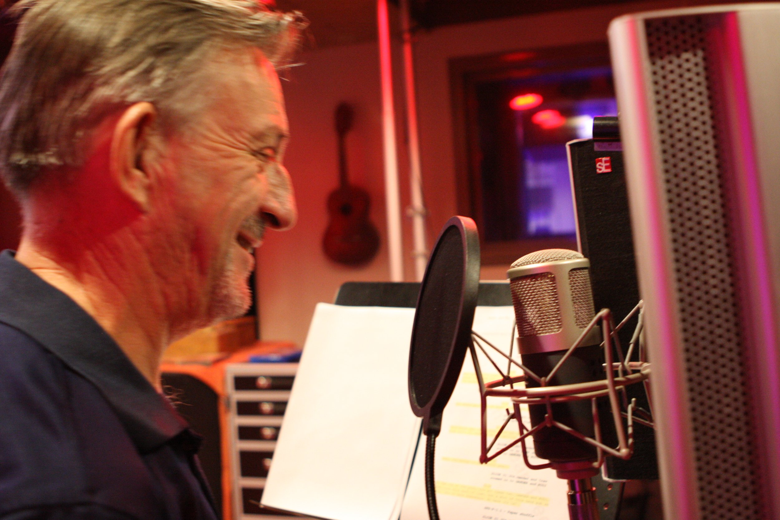 Robert in Studio for Animatic