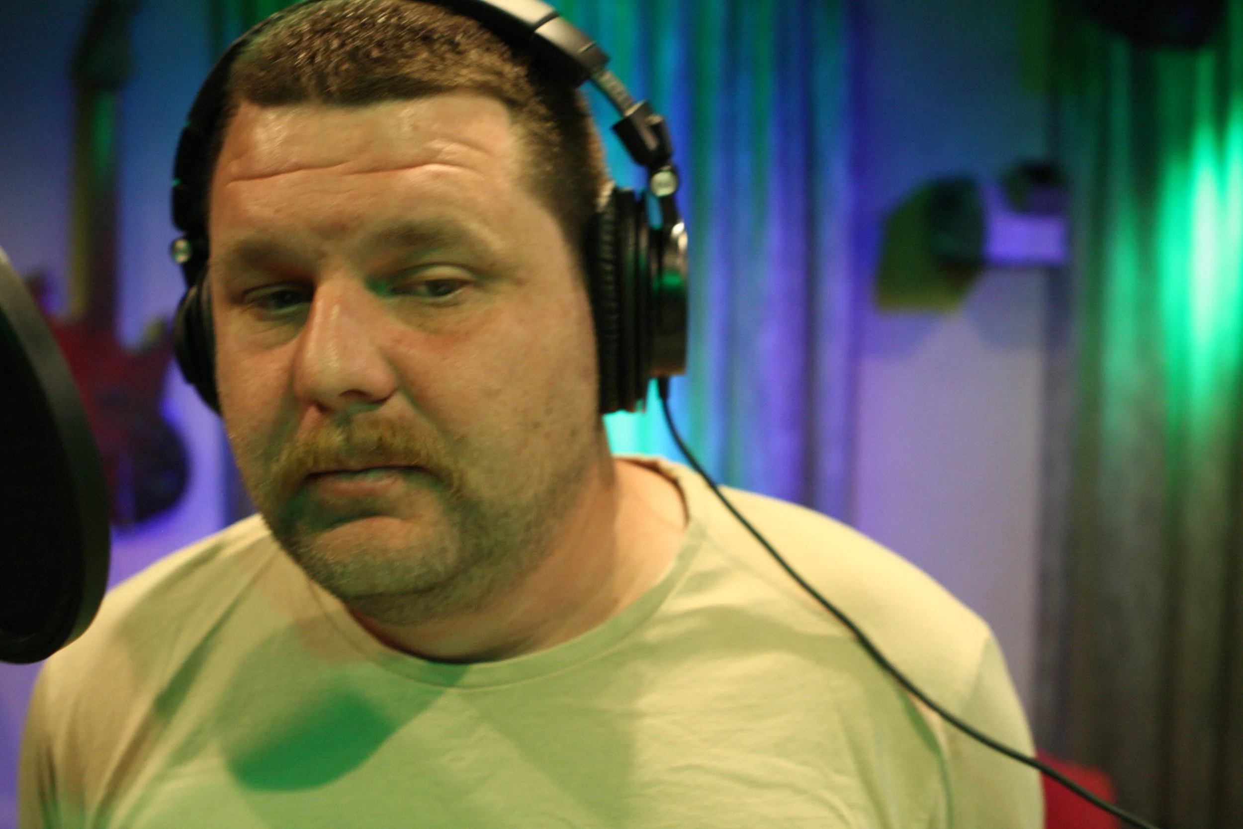 Steven in studio for Animatic