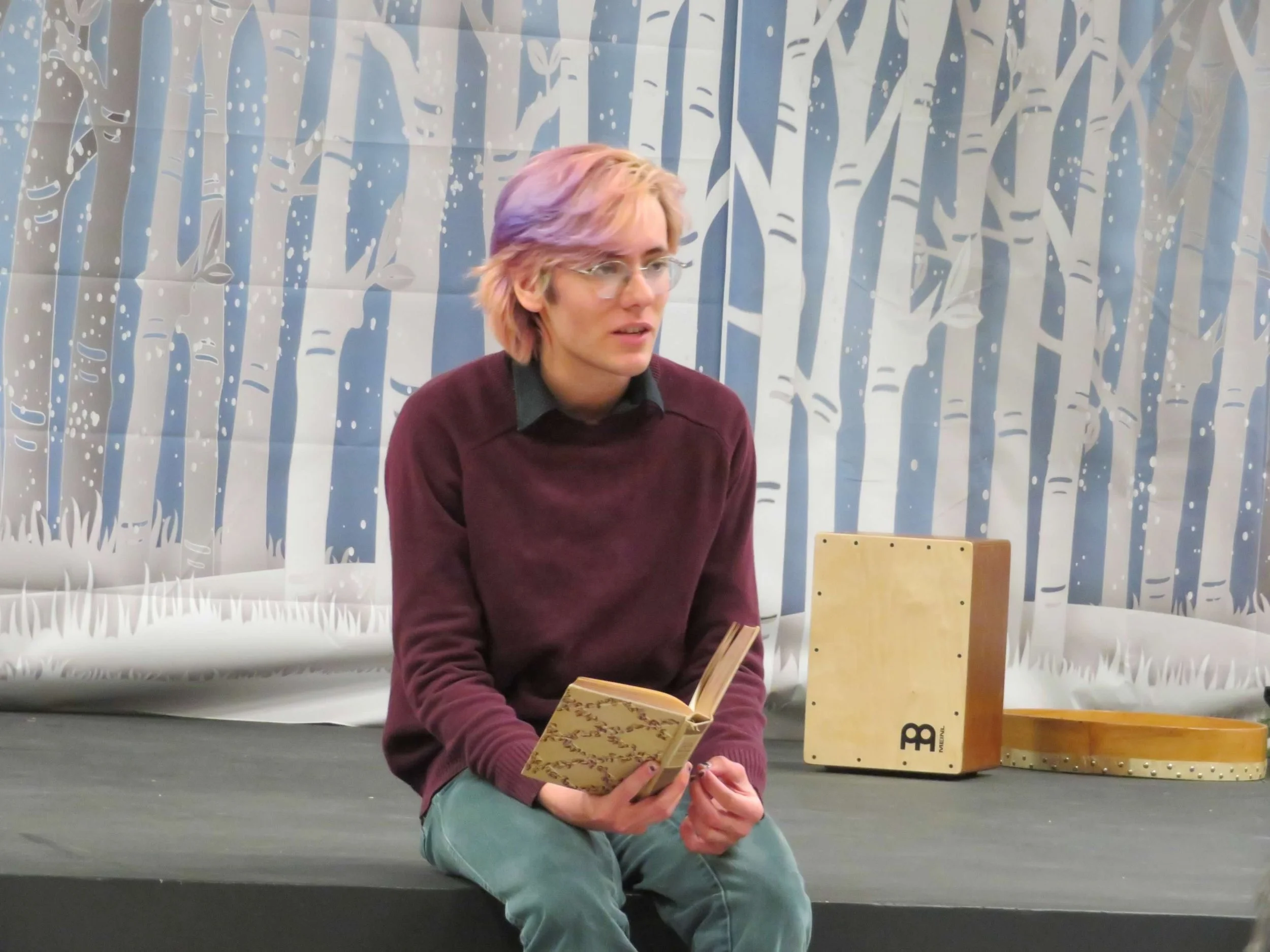 Rory Kinsolving recites.