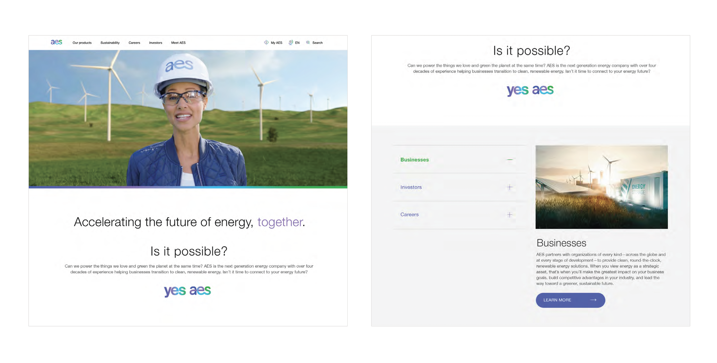 Website Landing Page