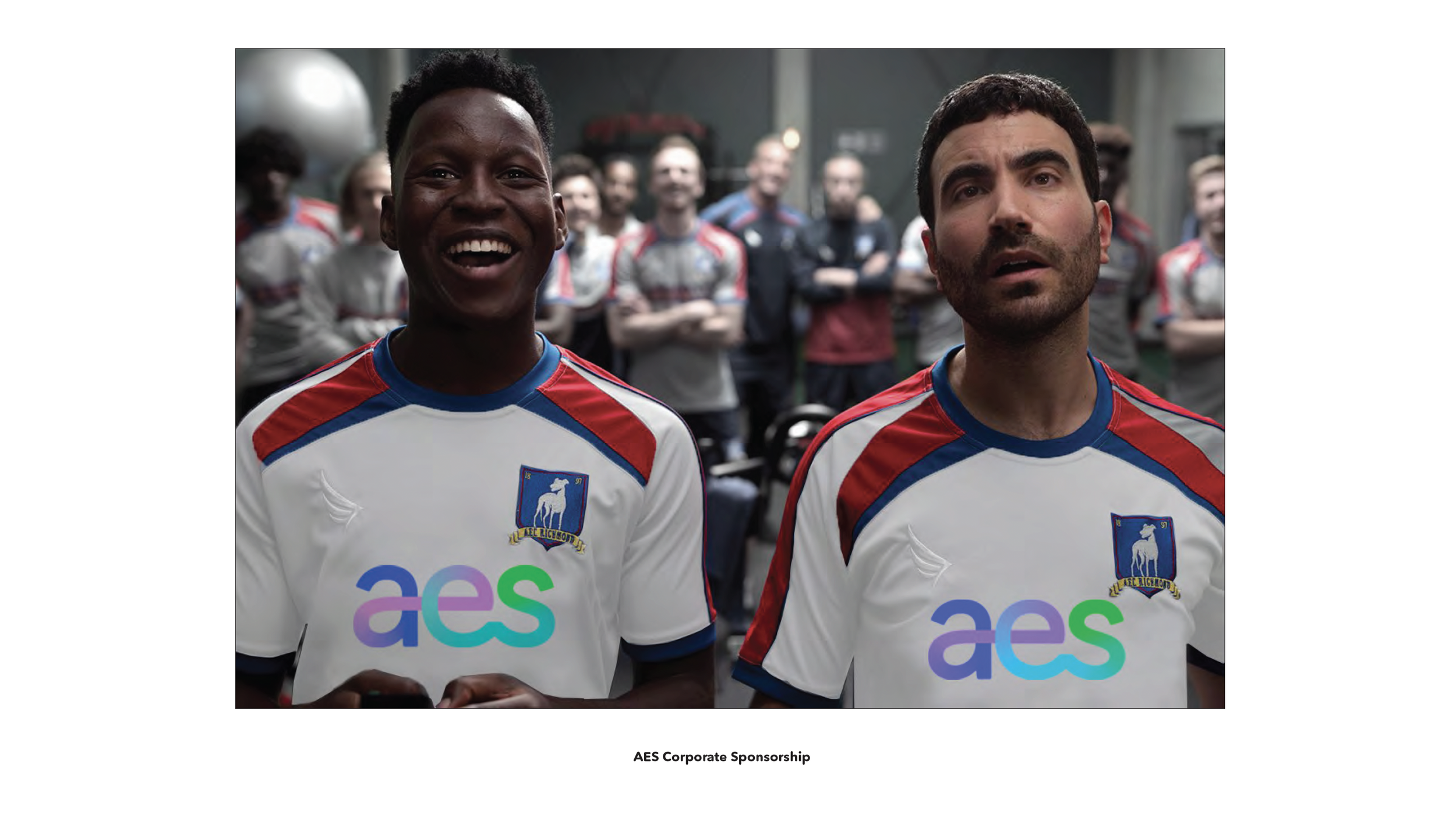 AFC Richmond's new corporate sponsor: AES, naturally