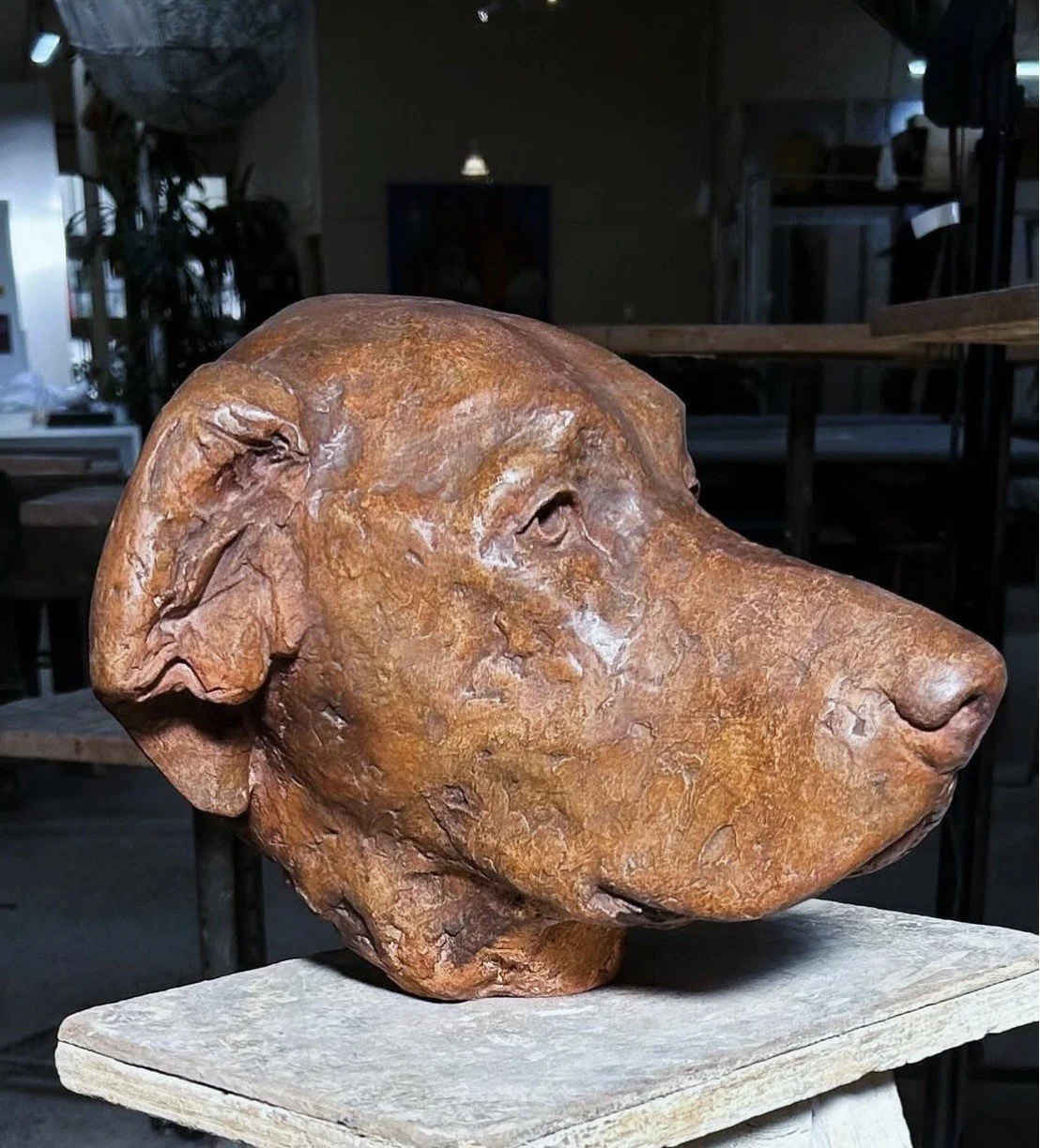Wendy dog bust.jpg
