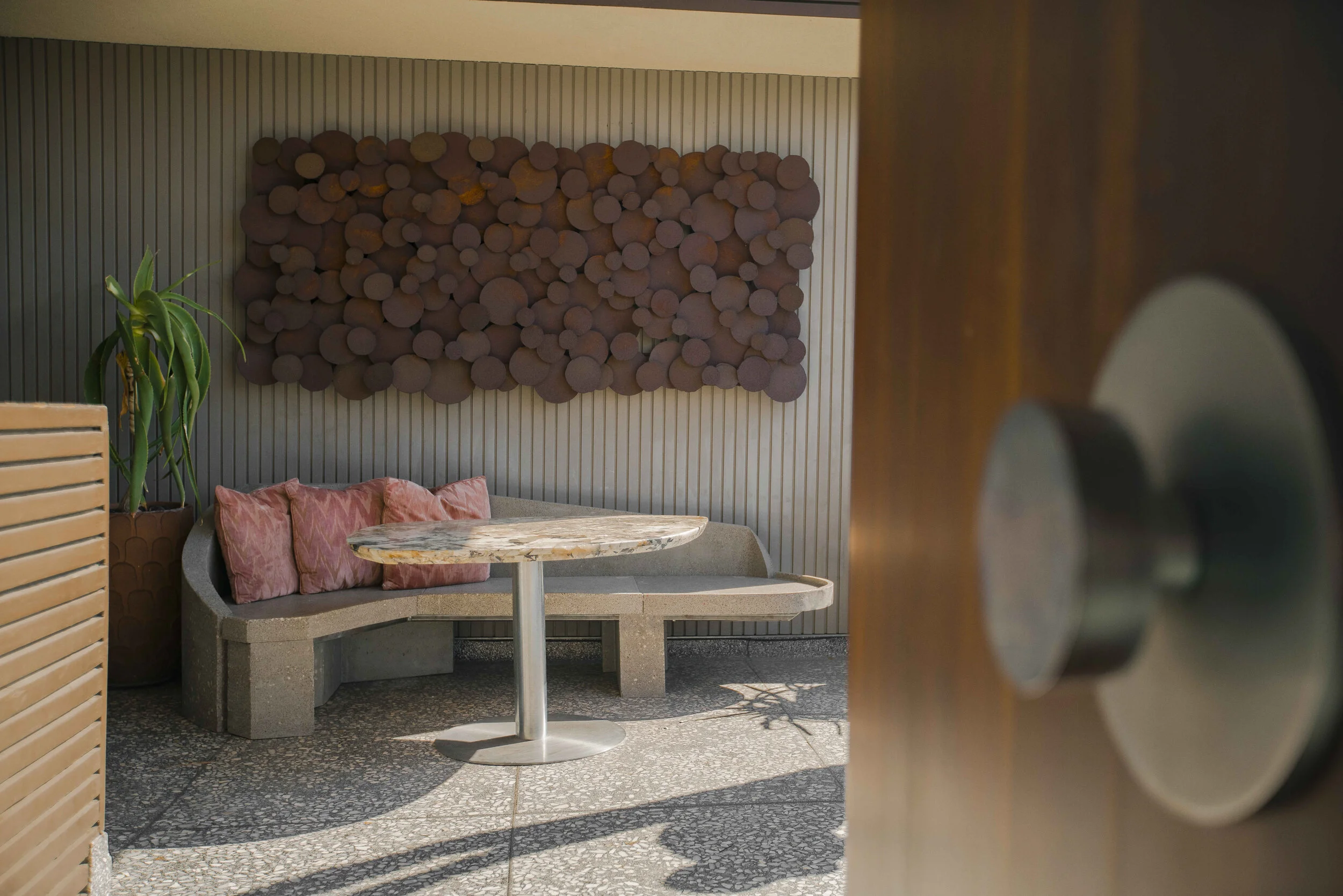 Shown without seat or back cushions.