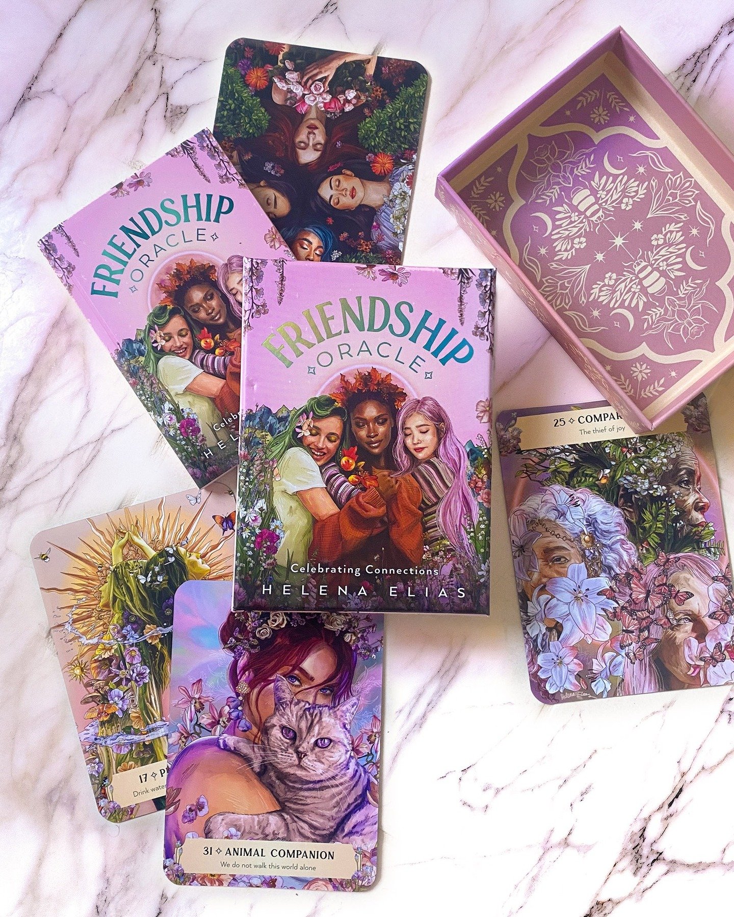 I've been wildly busy so a bit quiet on the comms about this, but trust me I have been SO excited for this to finally launch end of the month! 
There's been a bit gap between the Friendship Oracle and my first deck Mythos Tarot, but I figured things 