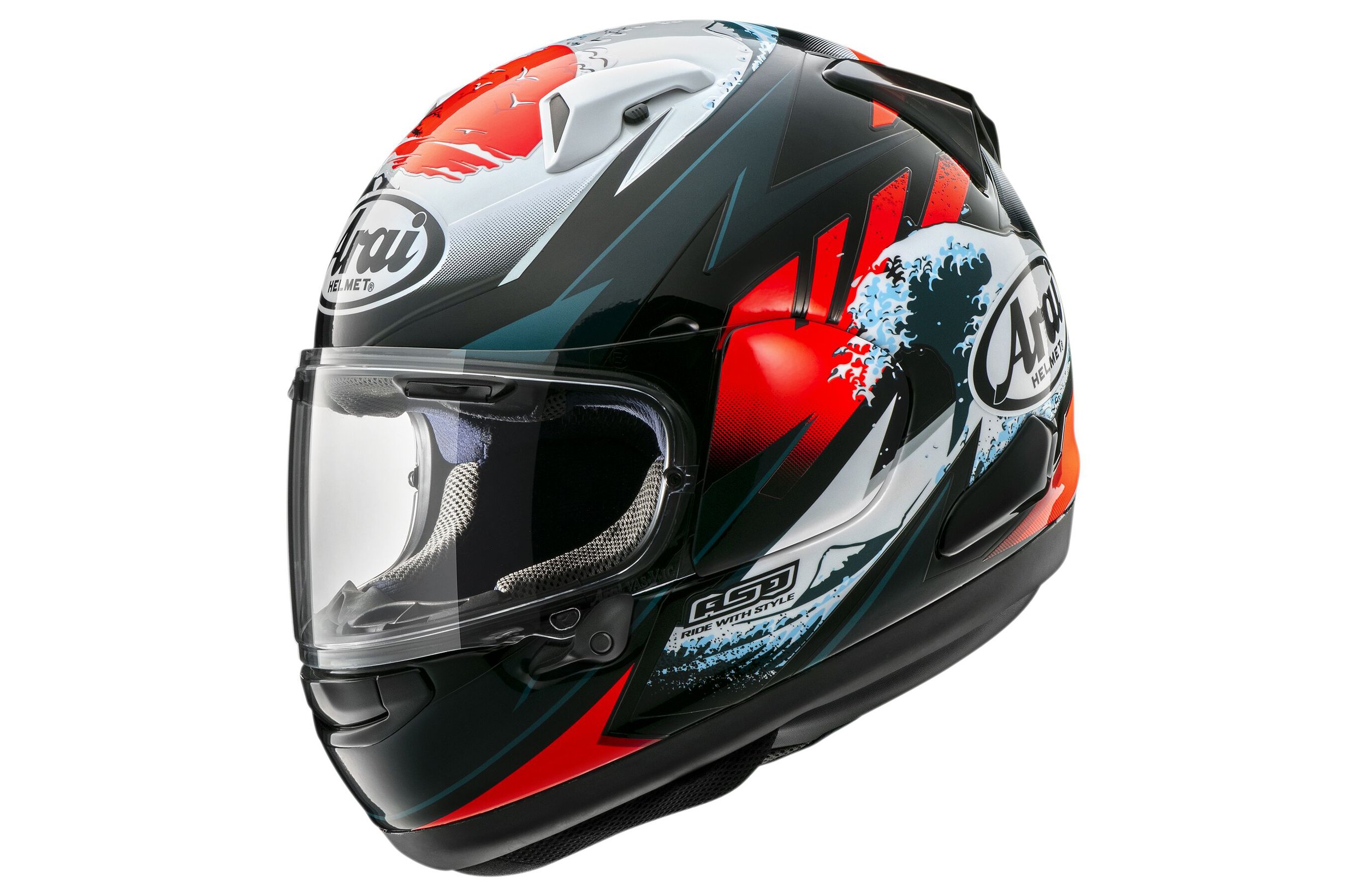 Motorcycle News, Reviews, and Lifestyle, Gear Up Knee Down, Arai Quantum-X  Wave