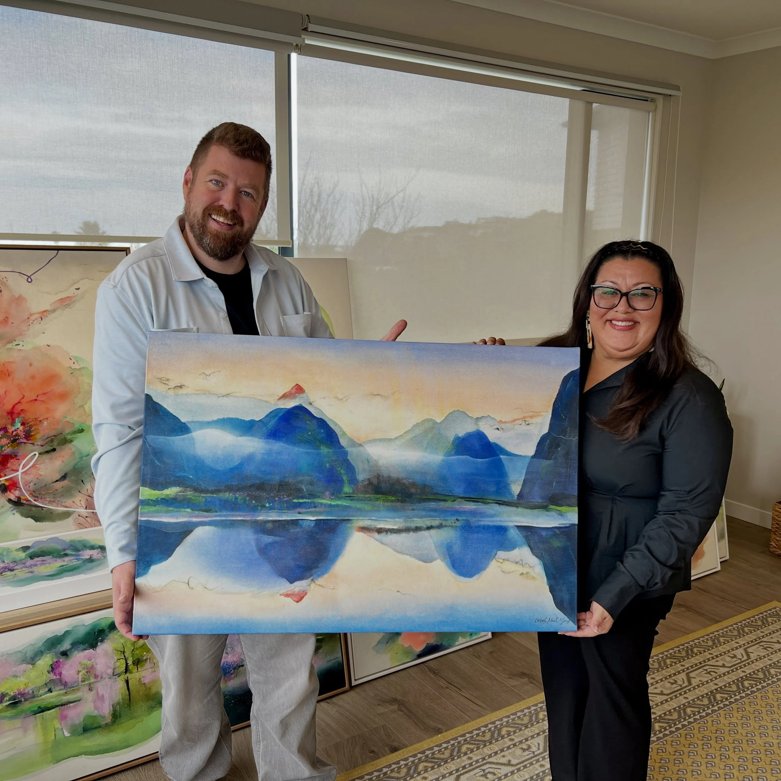 Super honored that ✨Twilight Reverie ✨ is going to its new home in Dallas Texas with John And Susie. I&rsquo;m especially grateful for our instant connection and blossoming friendship during their trip to New Zealand. I am very inspired by their miss