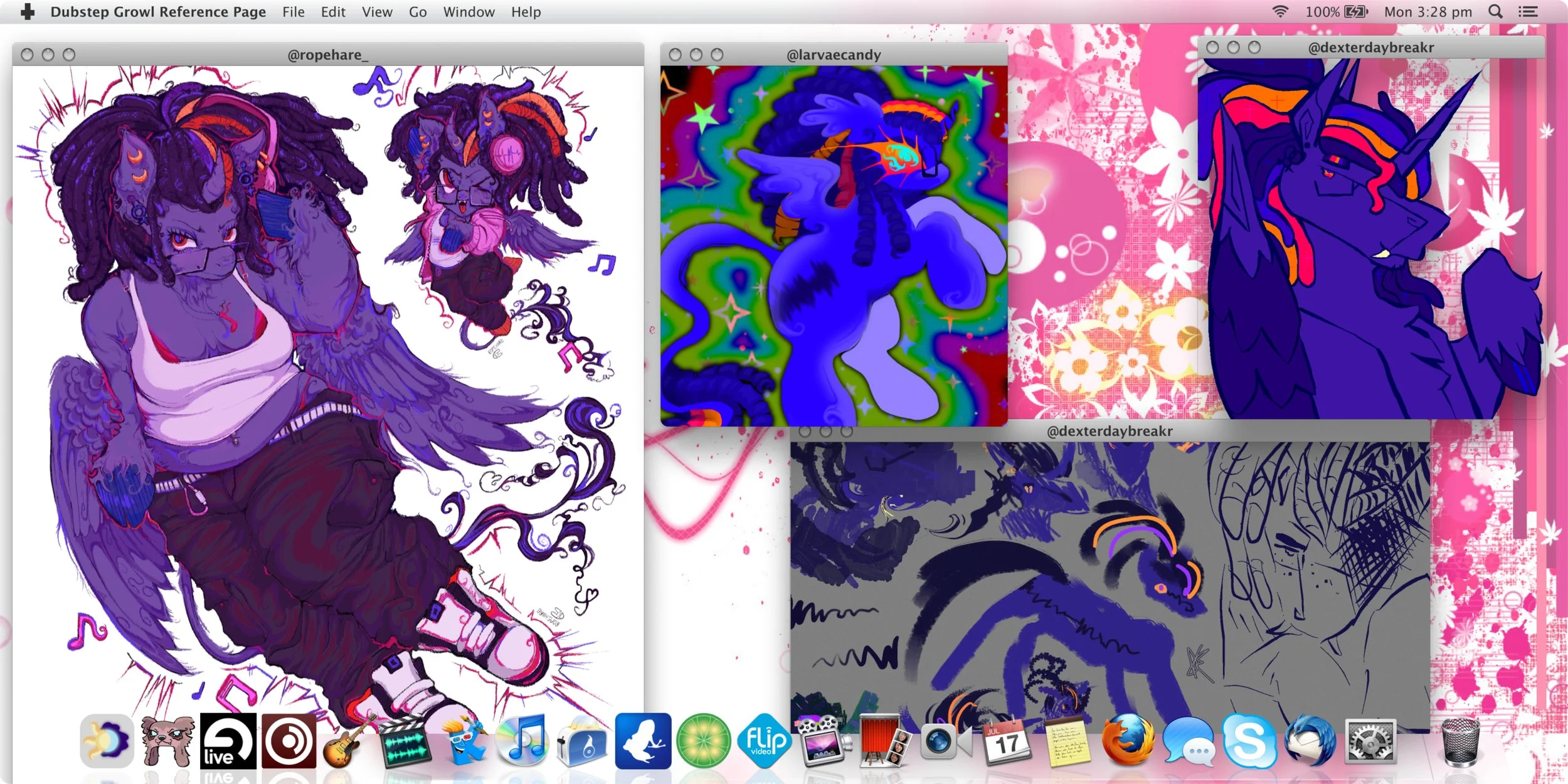 Vyle Dubstep Character Reference Page for