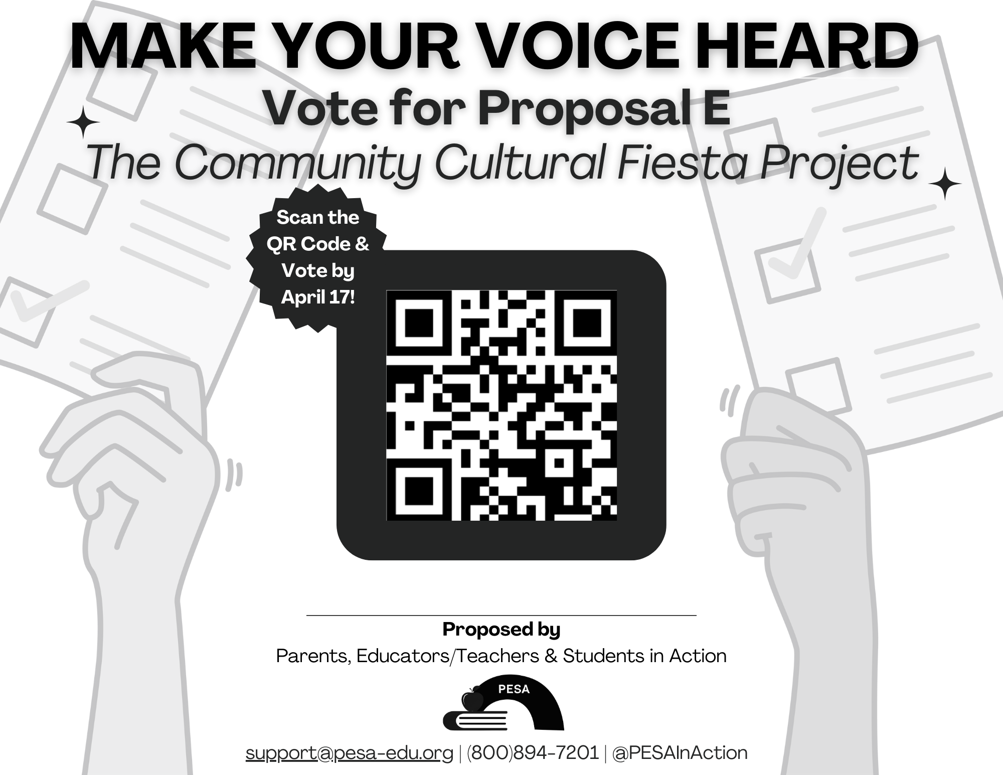 March 28, 2024: Cast Your Ballot by April 7th