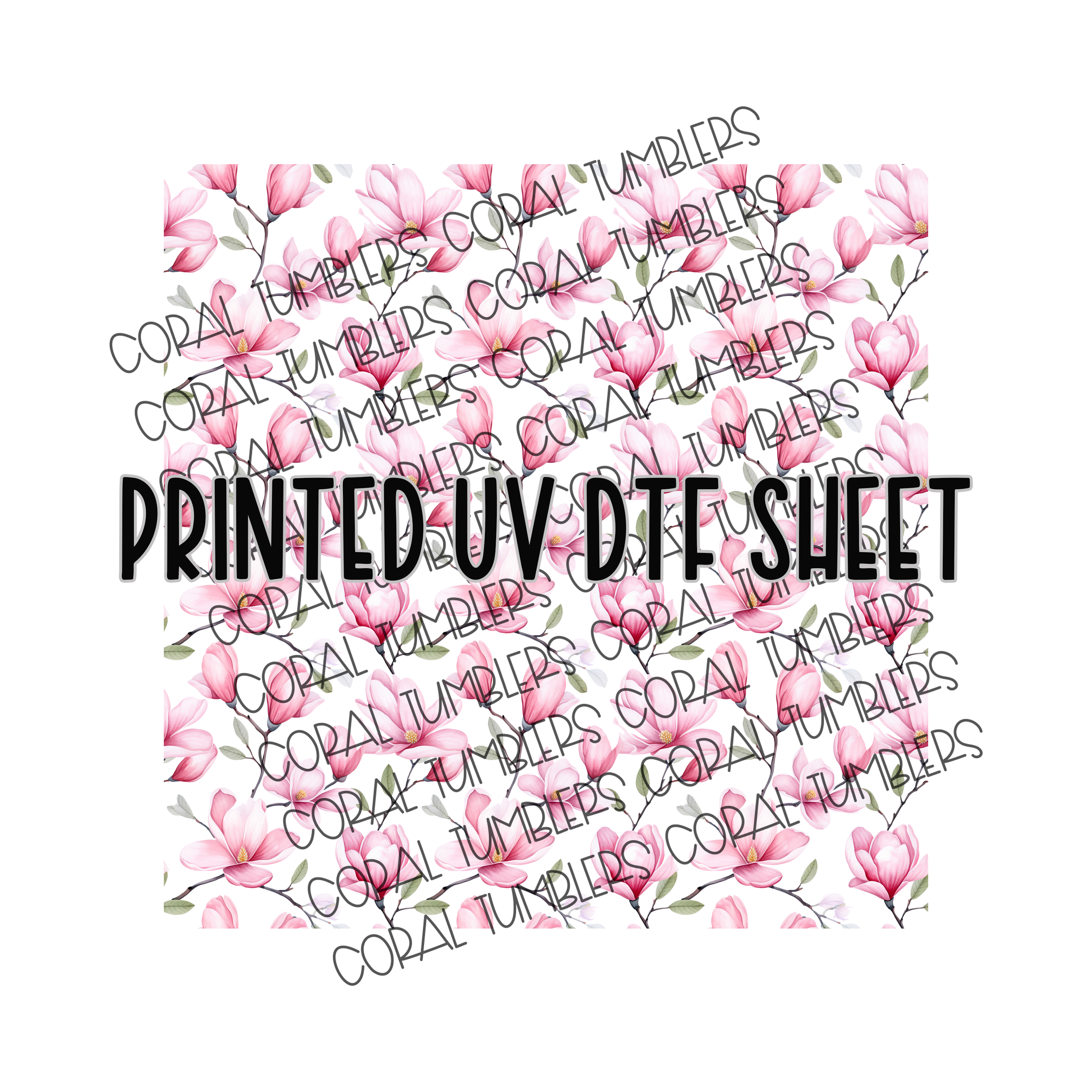 Magnolia Pink UV DTF Sheet