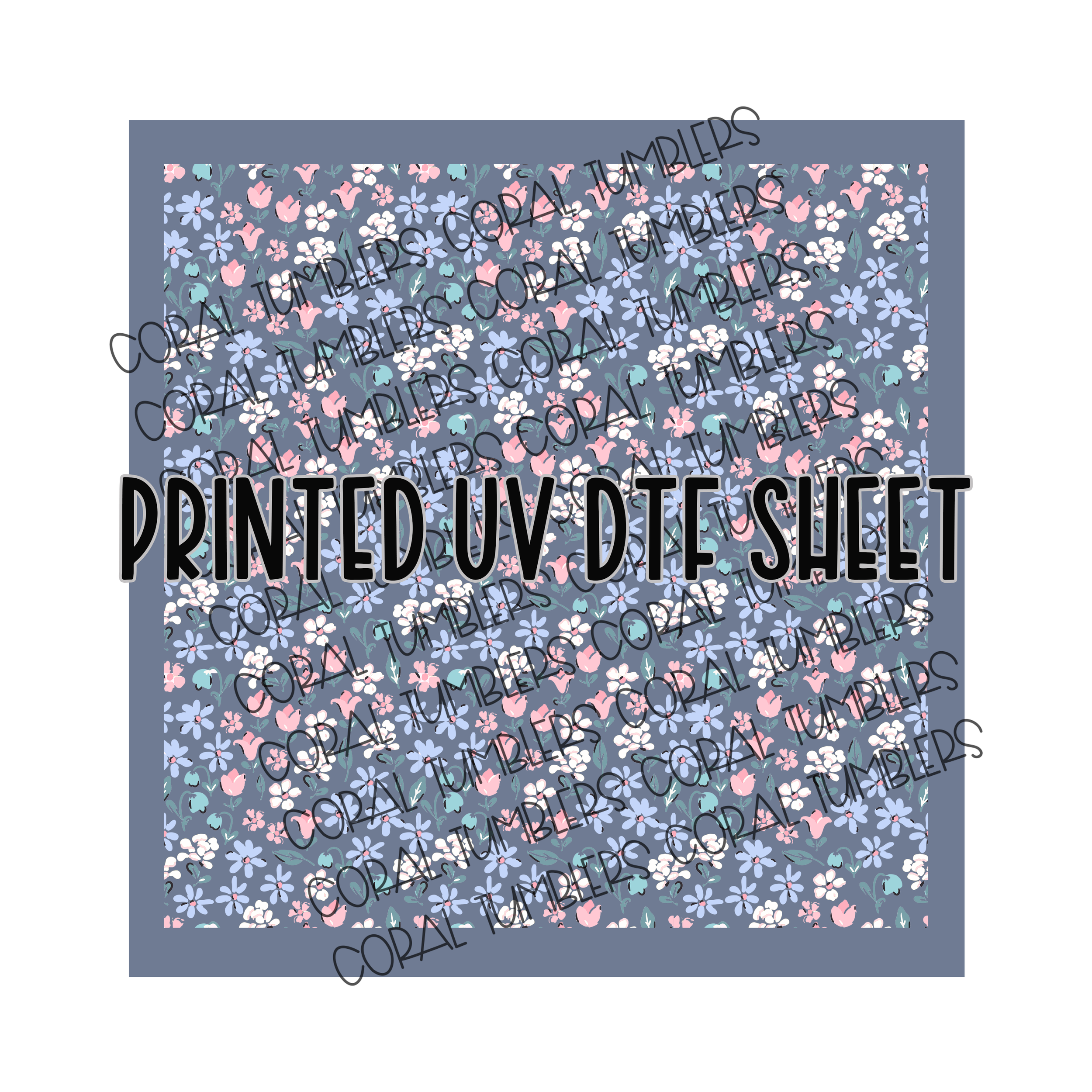 Spring Ditsy UV DTF Sheet